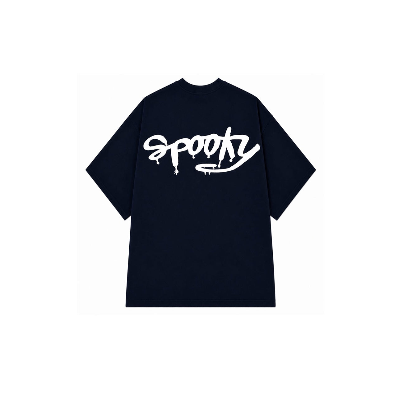 MIDNIGHT SPOOKY NAVY WOMEN’S OVERSIZED T-SHIRT