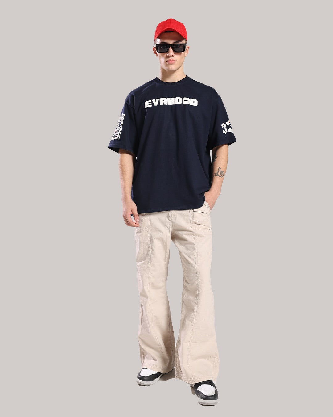 Half Evil – Evrhood oversized graphic t-shirt