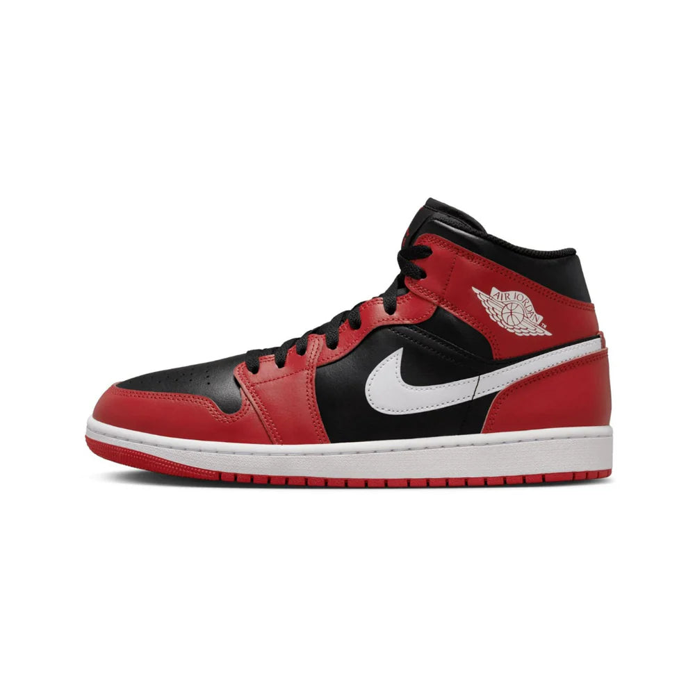 Air Jordan 1 Mid Gym Red Black White 2024