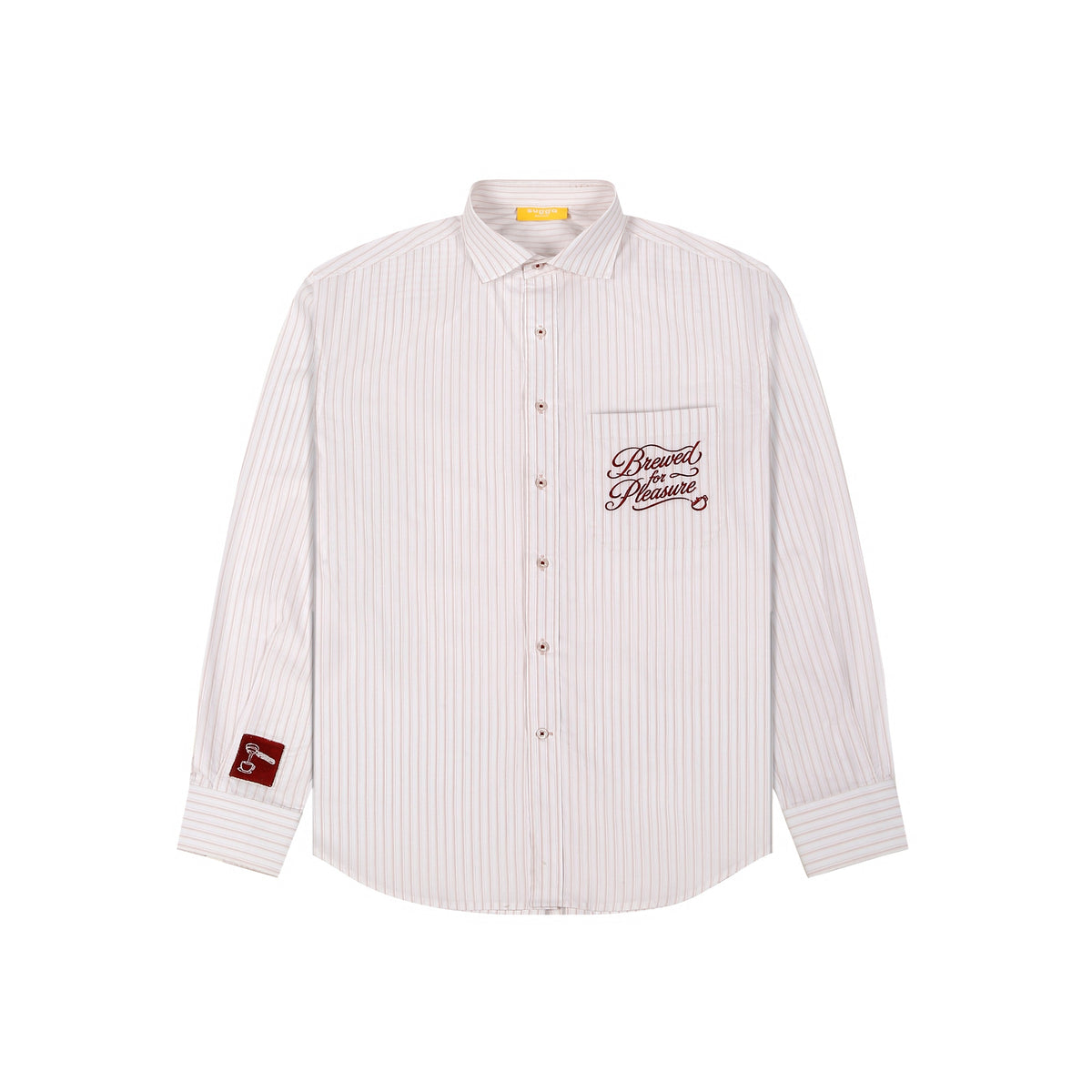 Brewed for Pleasure Shirt in Pink