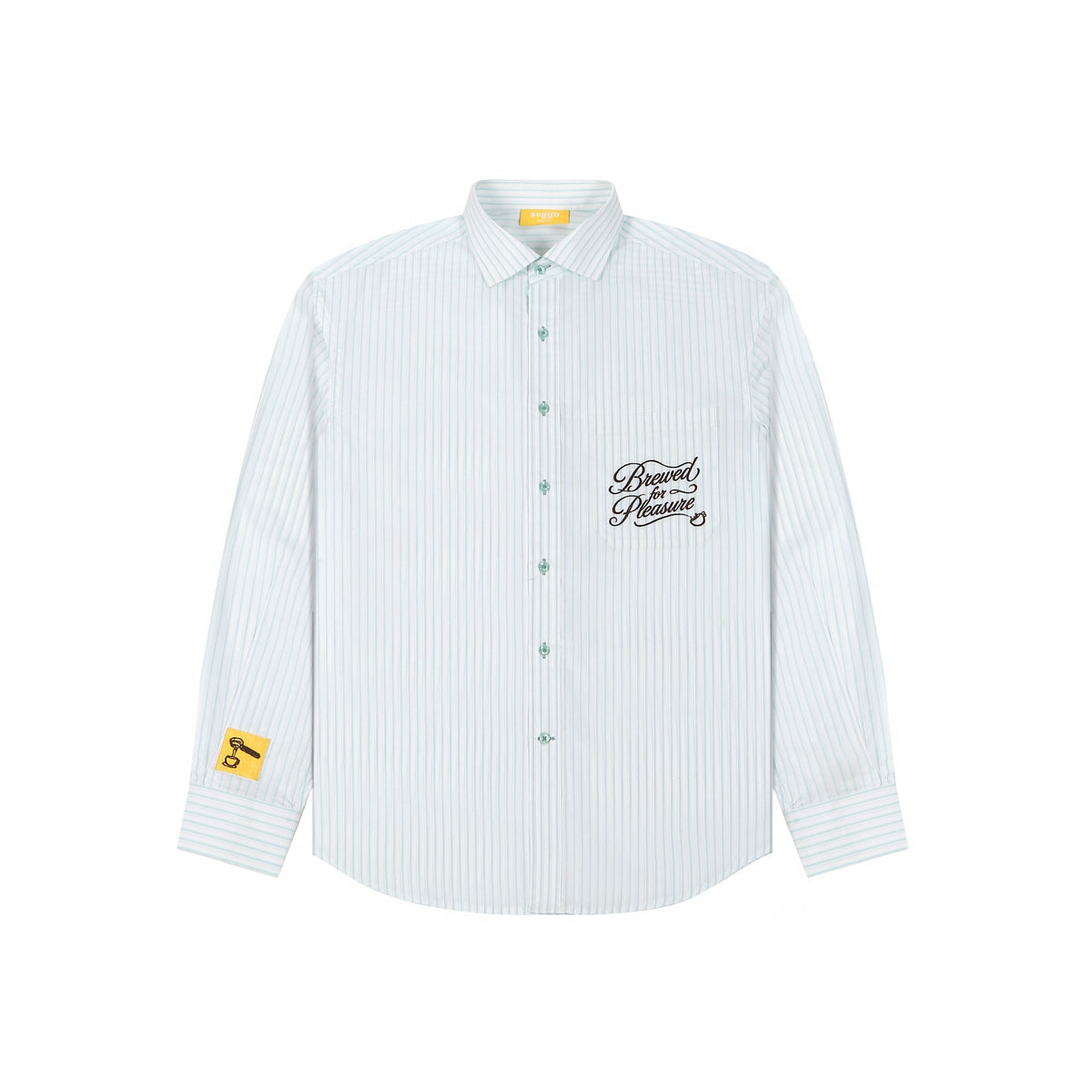 Brewed for Pleasure Shirt in Green
