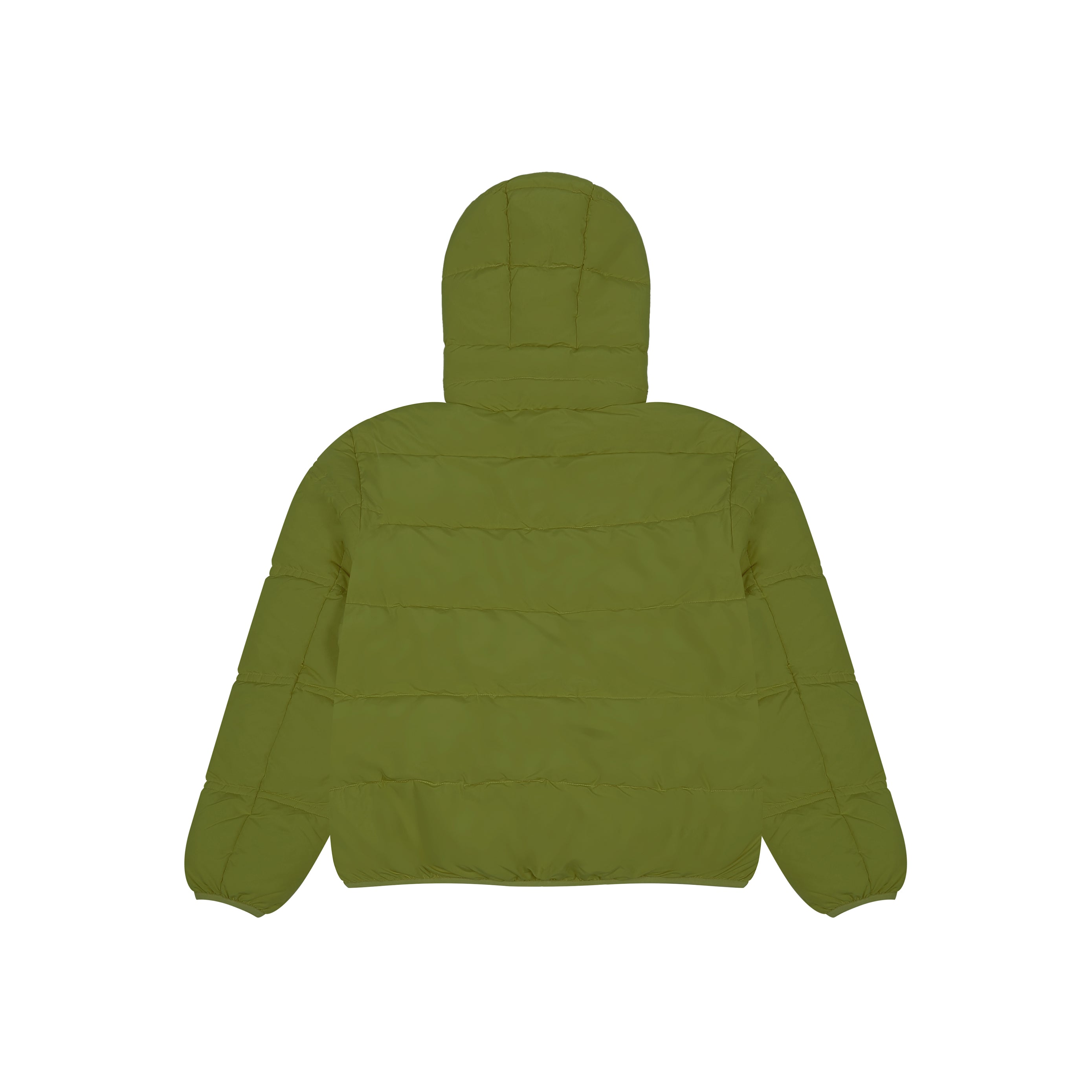 Puffer Jacket Full Sleeves in Matcha