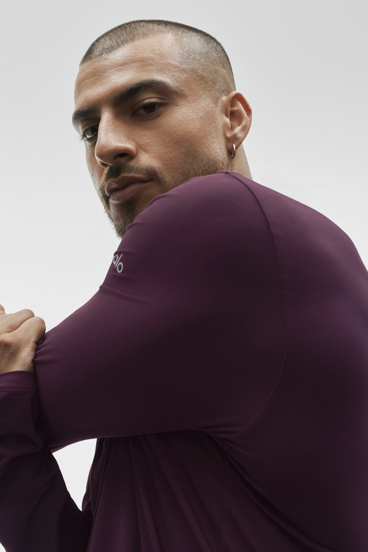 Alo Yoga Conquer 1/4 Zip Reform Long Sleeve - Rich Bordeaux