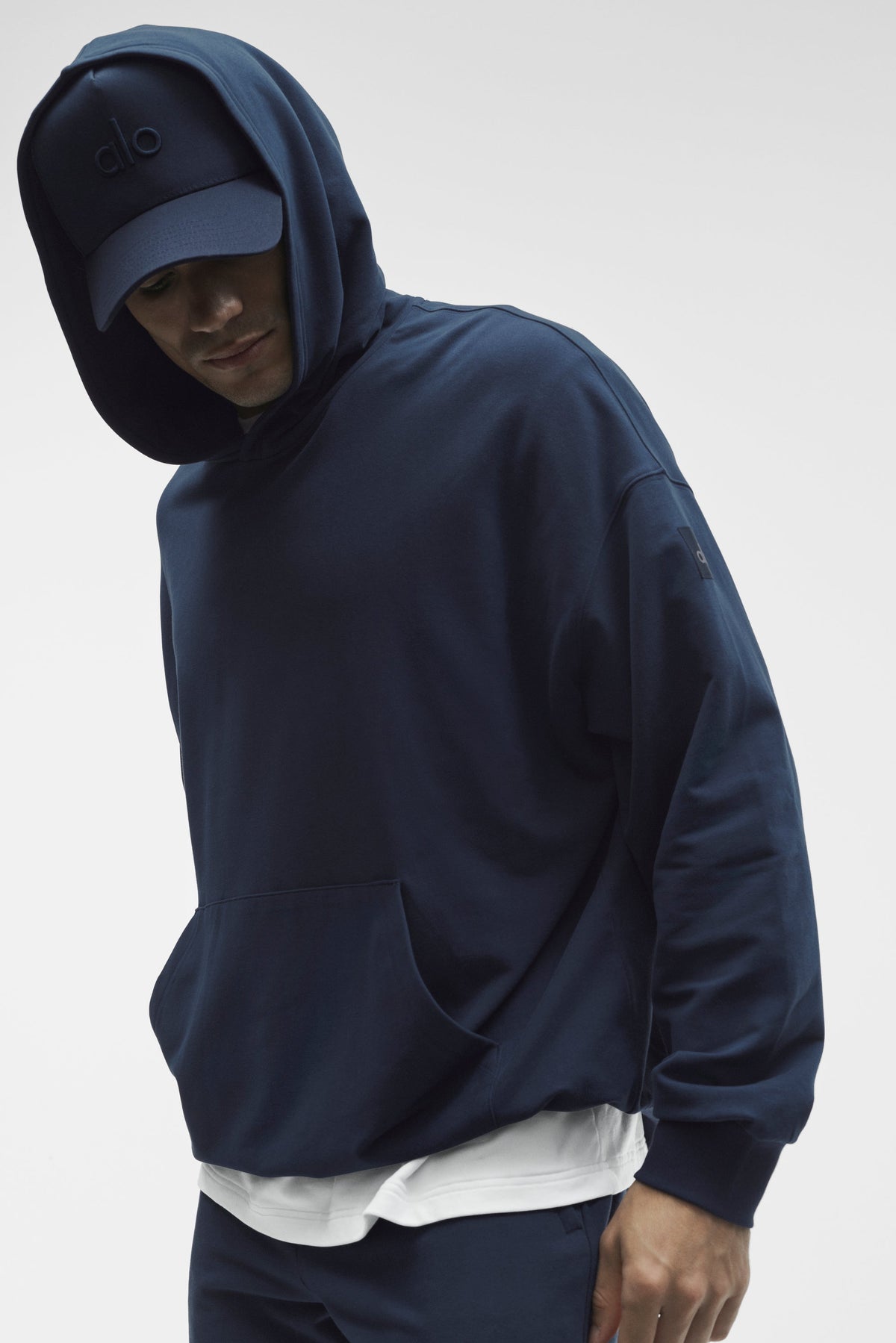 Alo Yoga Double Take Hoodie - Navy