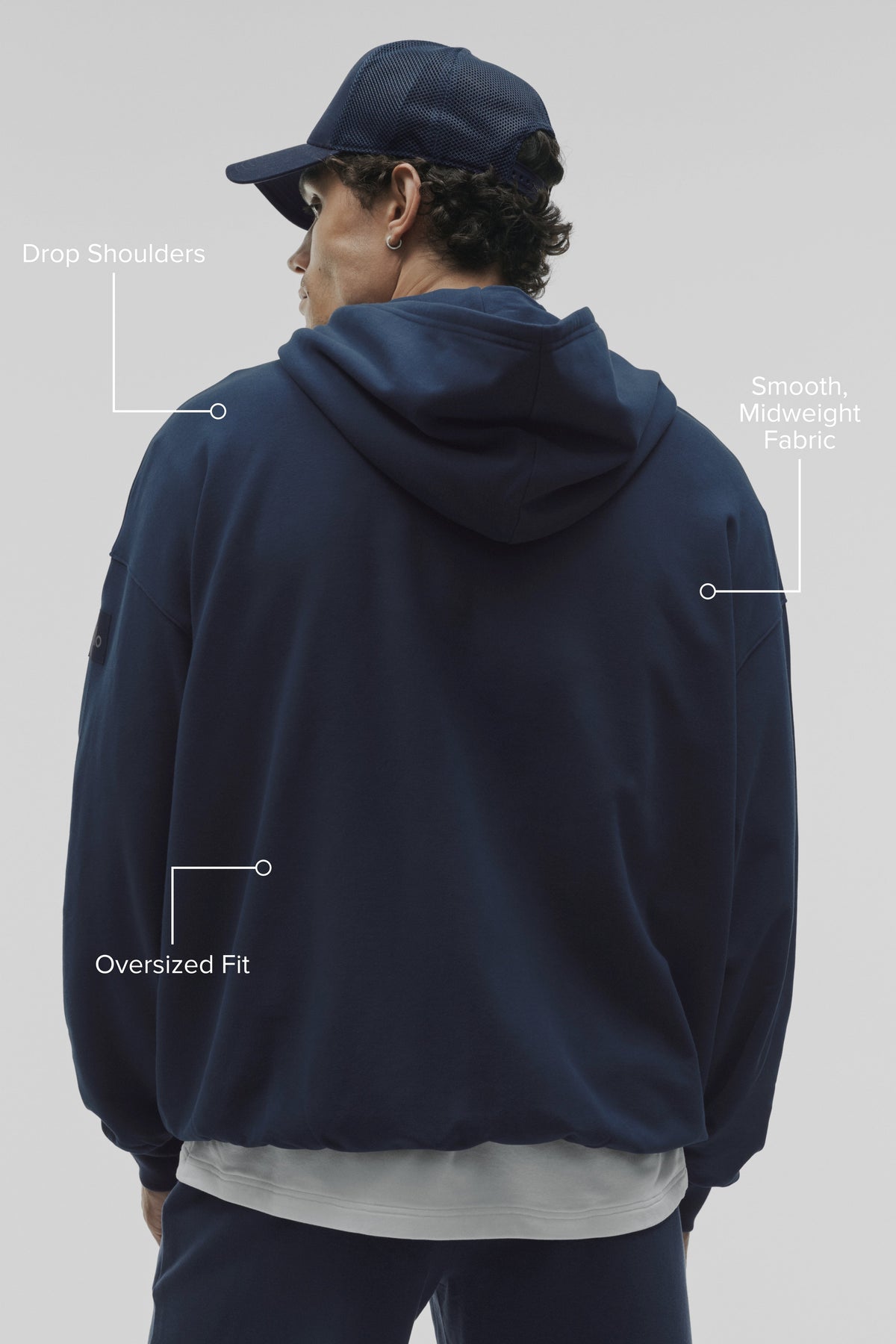 Alo Yoga Double Take Hoodie - Navy
