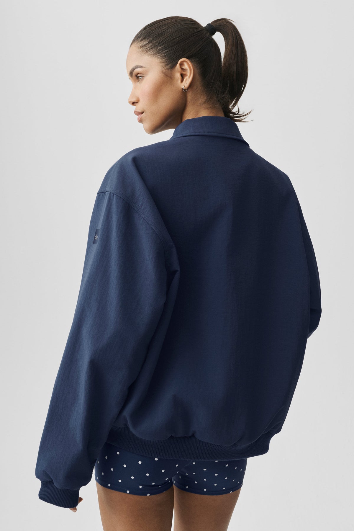 Alo Yoga Duality Bomber Jacket - Navy