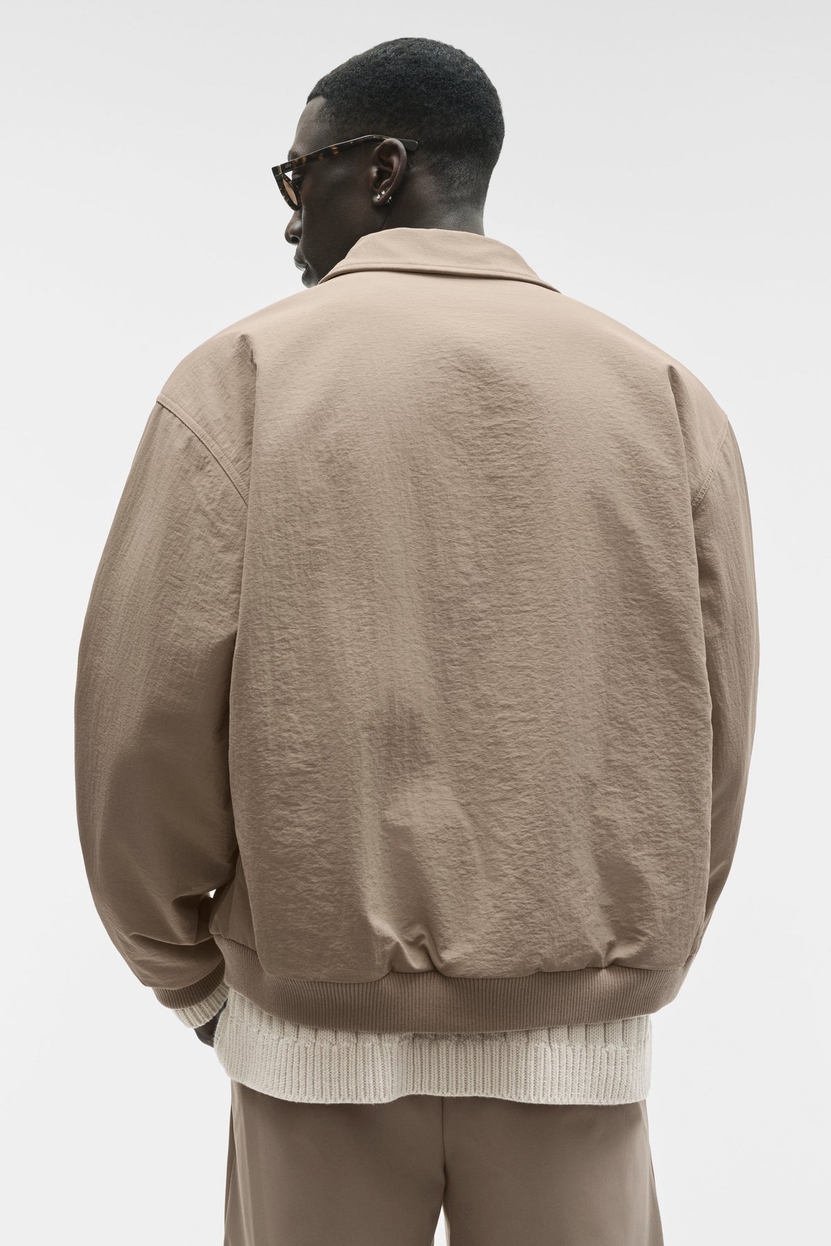 Alo Yoga Duality Bomber Jacket - Gravel