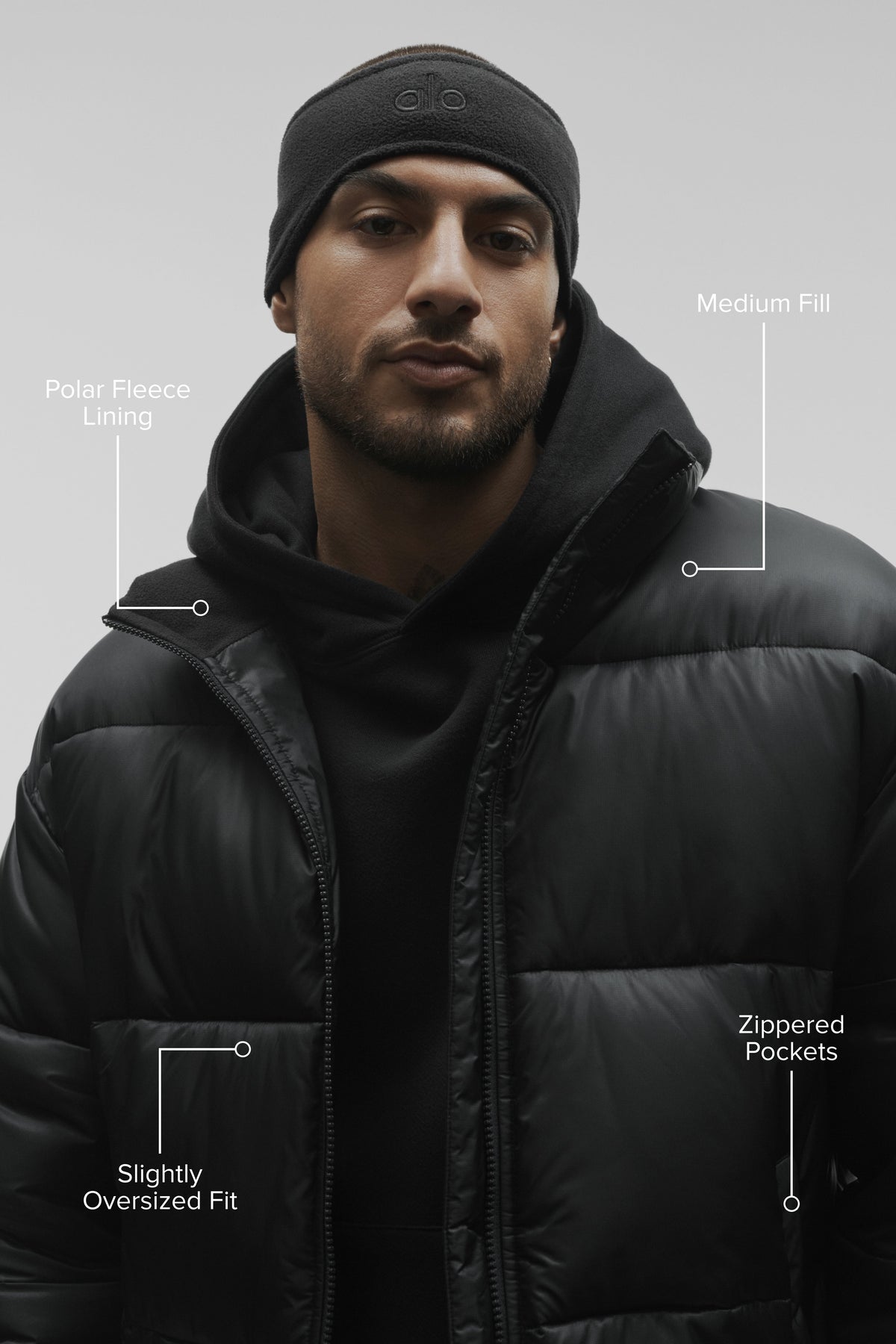 Alo Yoga Cold Front Puffer Jacket - Black