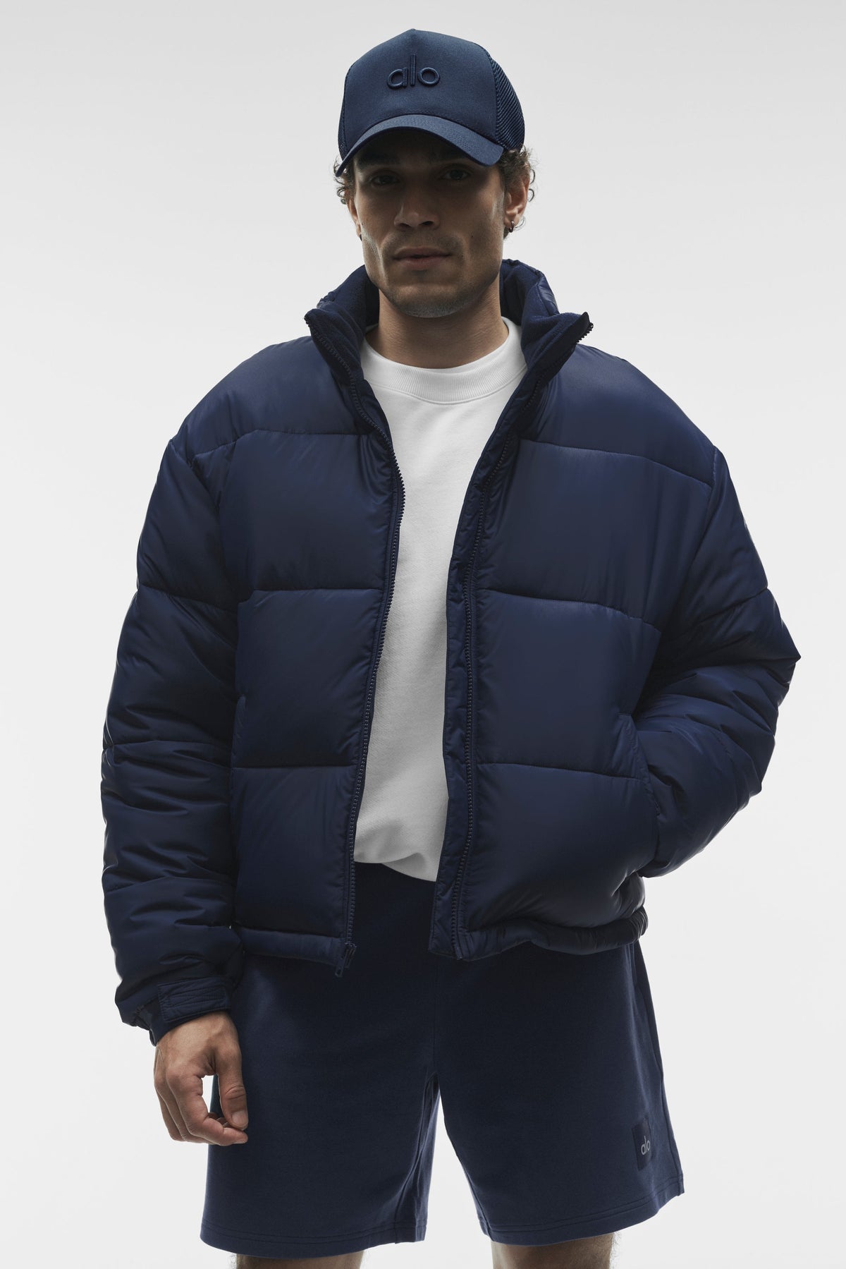 Alo Yoga Cold Front Puffer Jacket - Navy