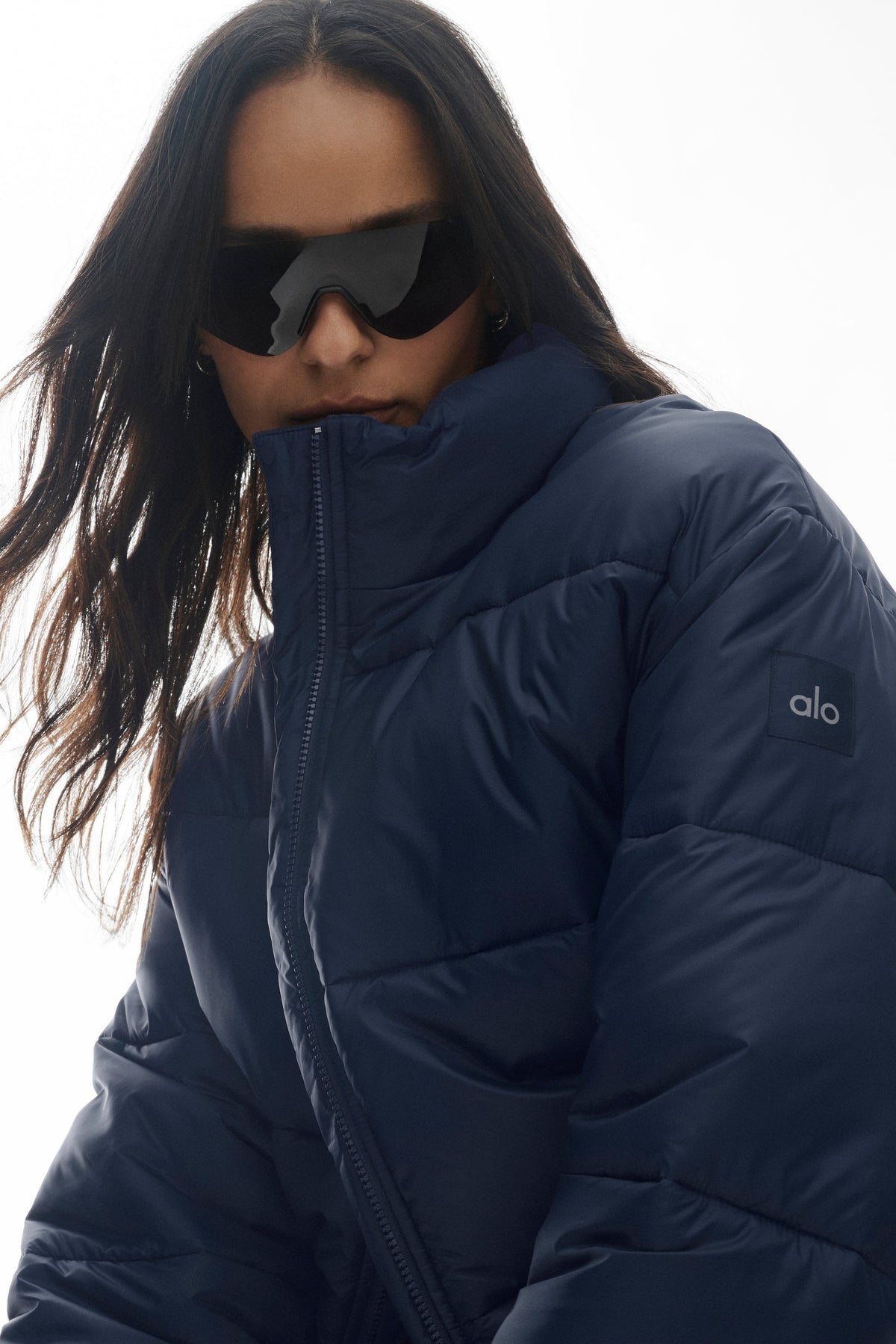 Alo Yoga Cold Front Puffer Jacket - Navy