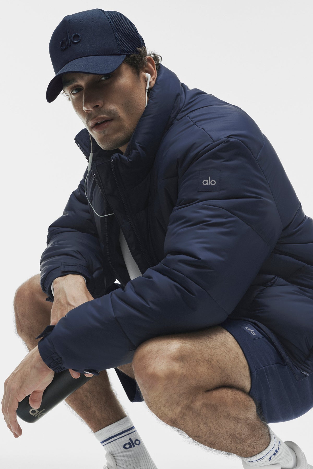 Alo Yoga Cold Front Puffer Jacket - Navy