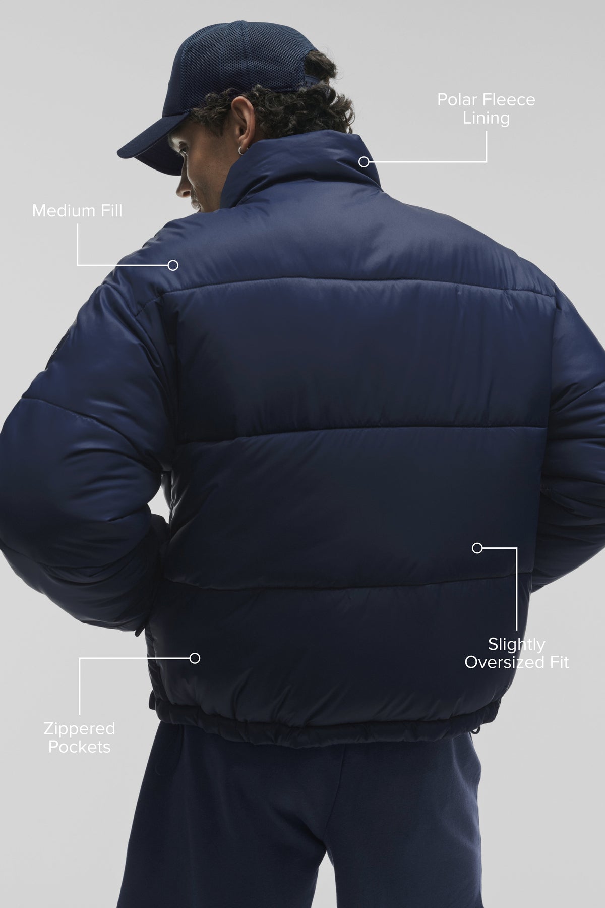 Alo Yoga Cold Front Puffer Jacket - Navy