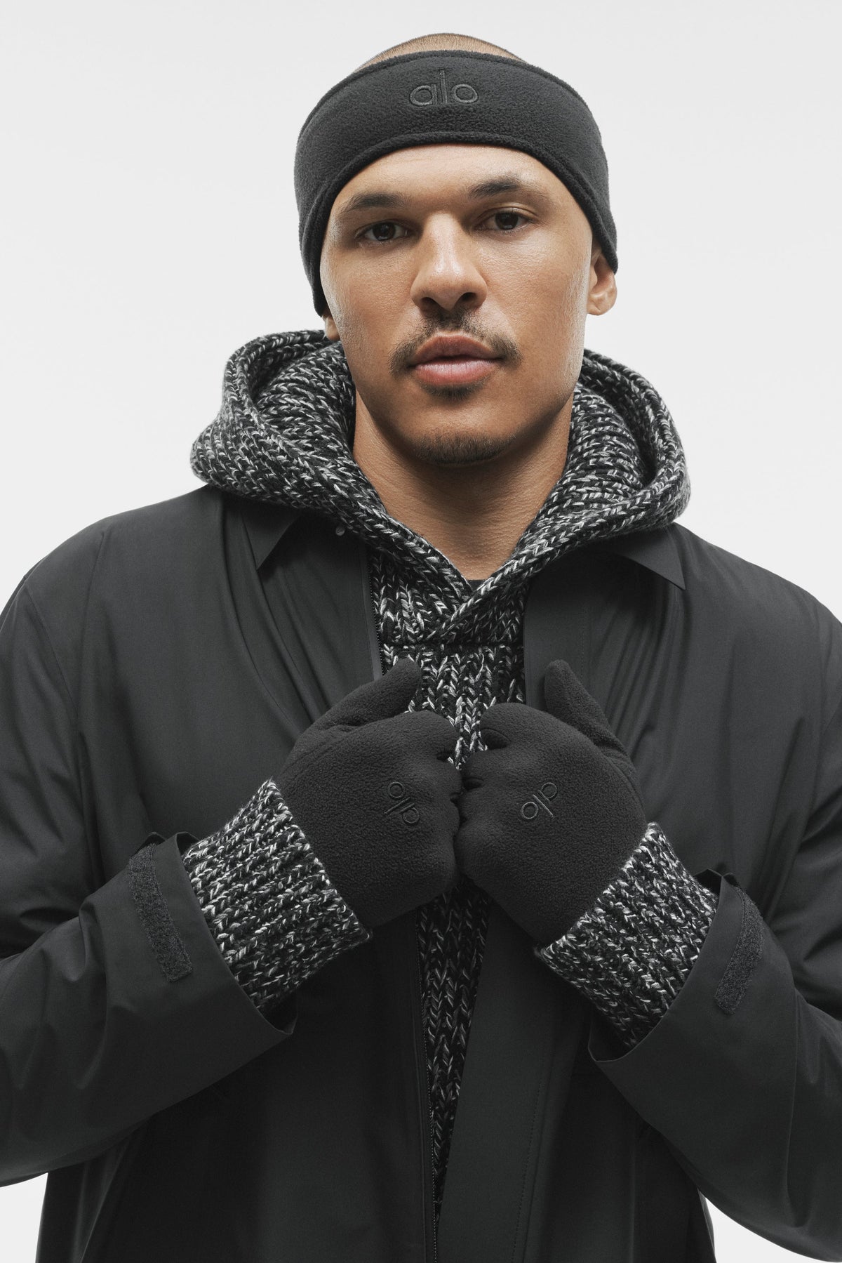 Alo Yoga Alpha Shell Long Coat - Black