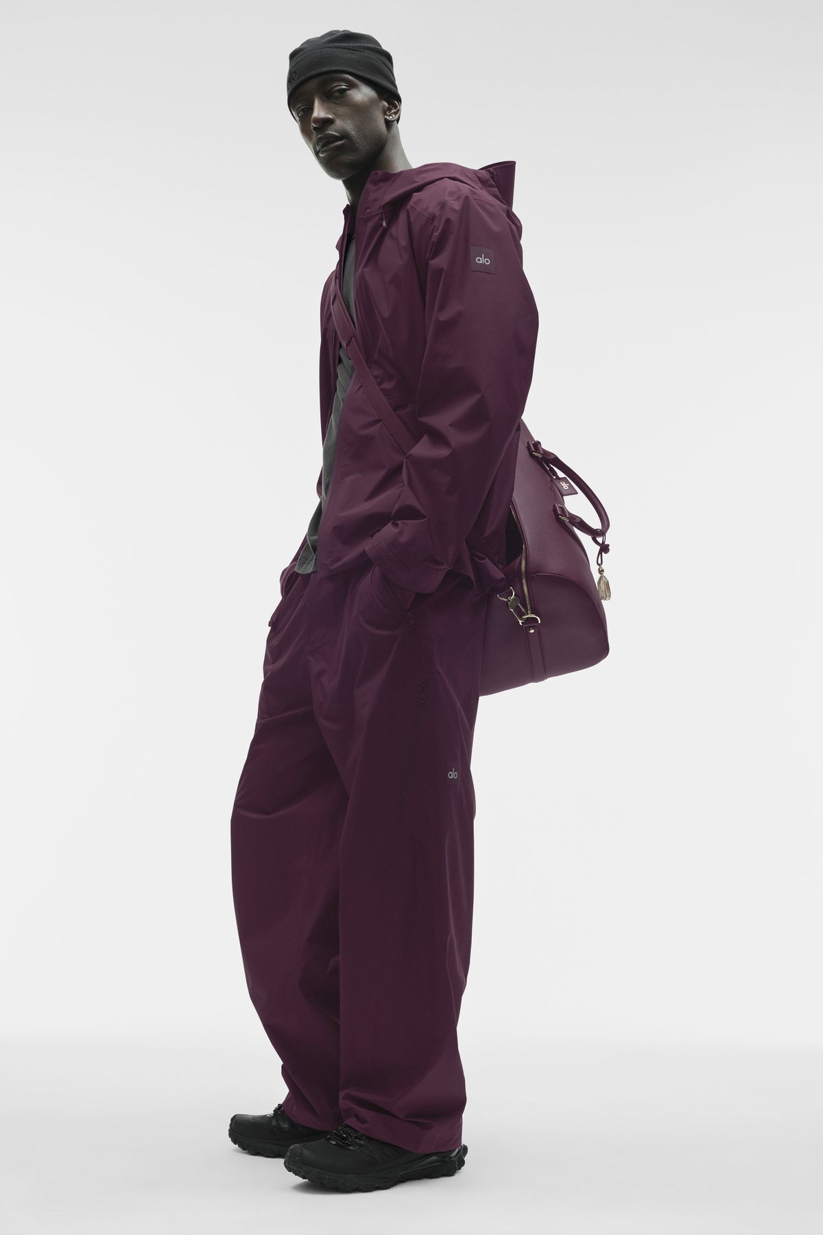 Alo Yoga Alpha Shell Pant - Rich Bordeaux