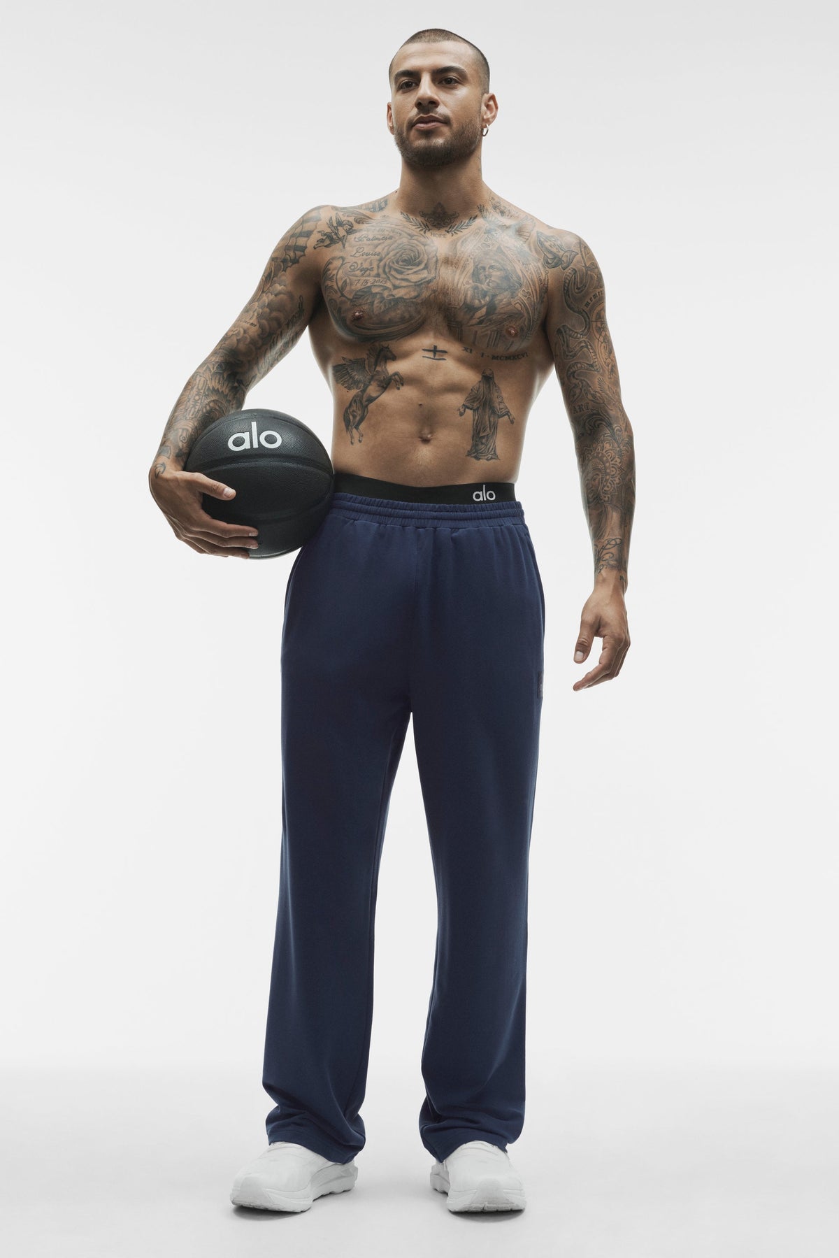 Alo Yoga Double Take Straight Leg Pant - Navy