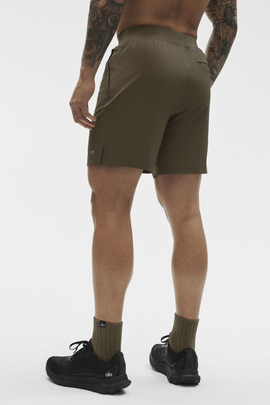 Alo Yoga 7" Repetition Short - Olive Tree