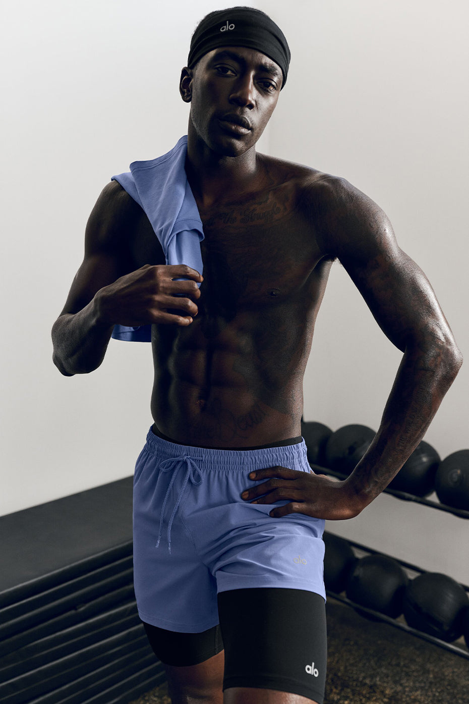 Alo Yoga 5" Circuit Short - Provence Blue