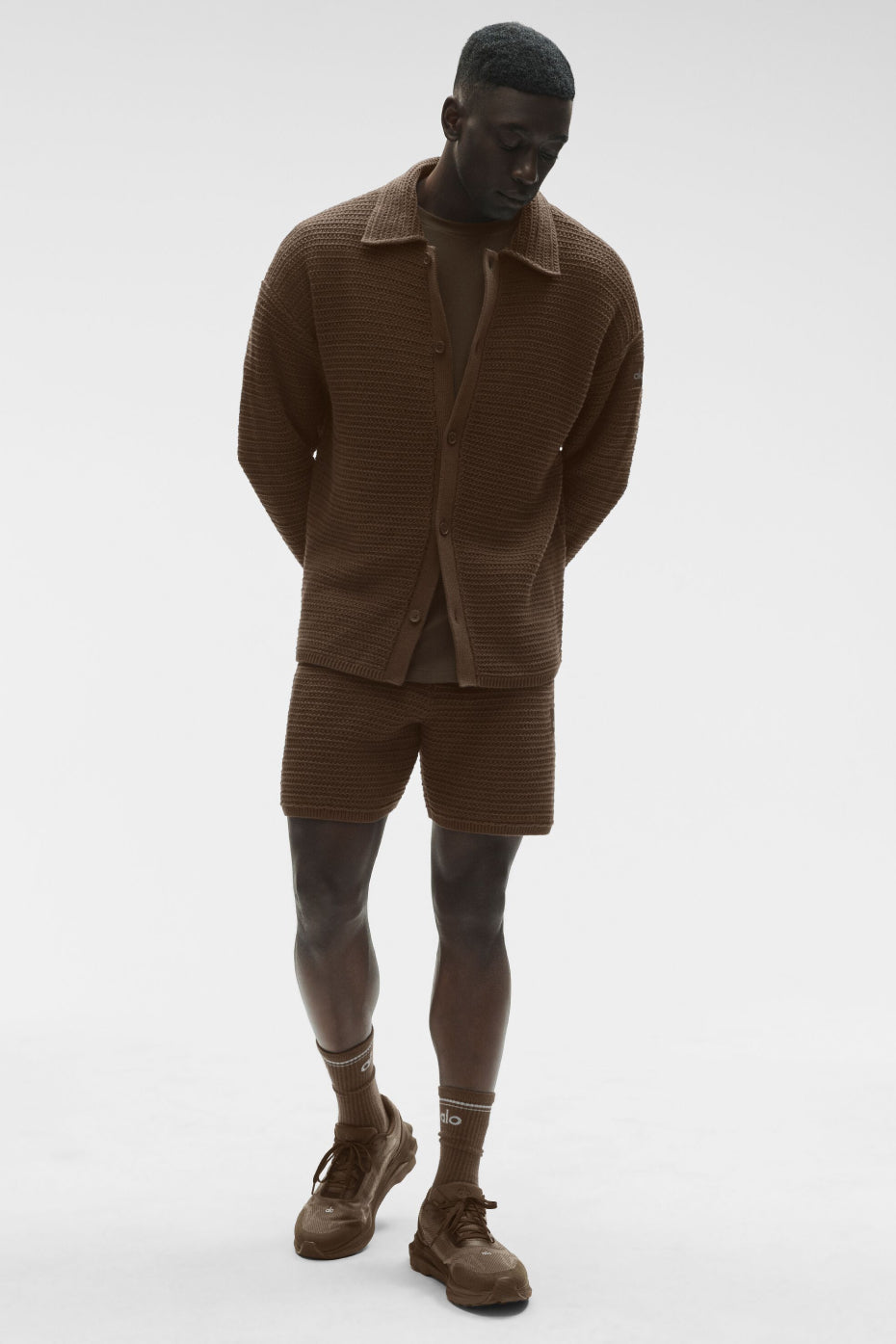 Alo Yoga 5" Shift Knit Short - Espresso