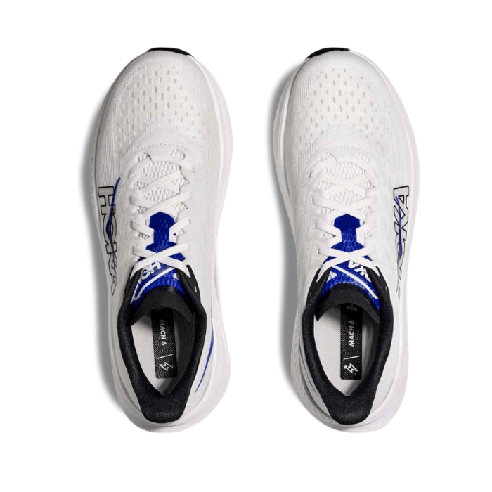 Hoka Mach 6 White Ultramarine