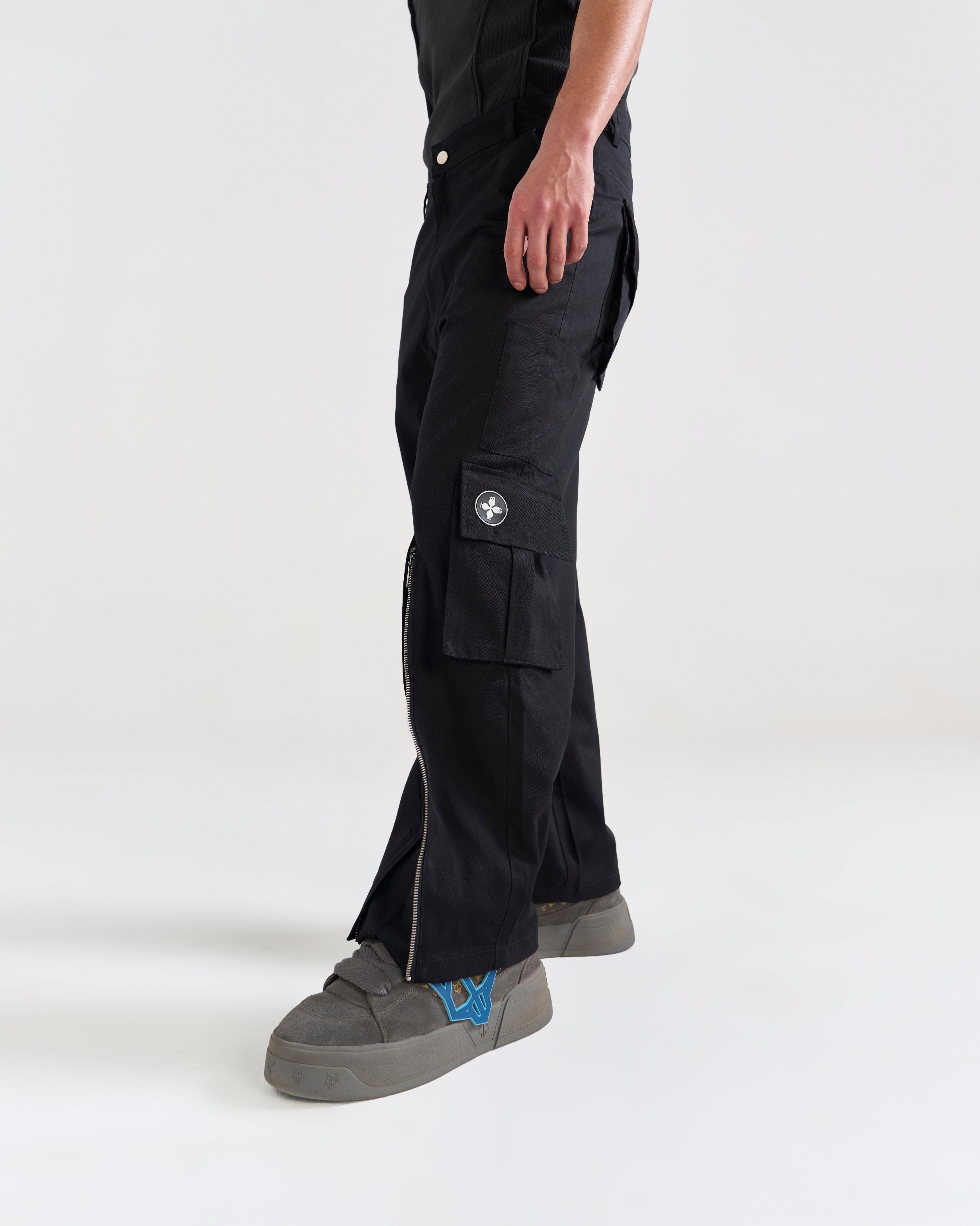 OCTA SLIDER PANTS - BLACK
