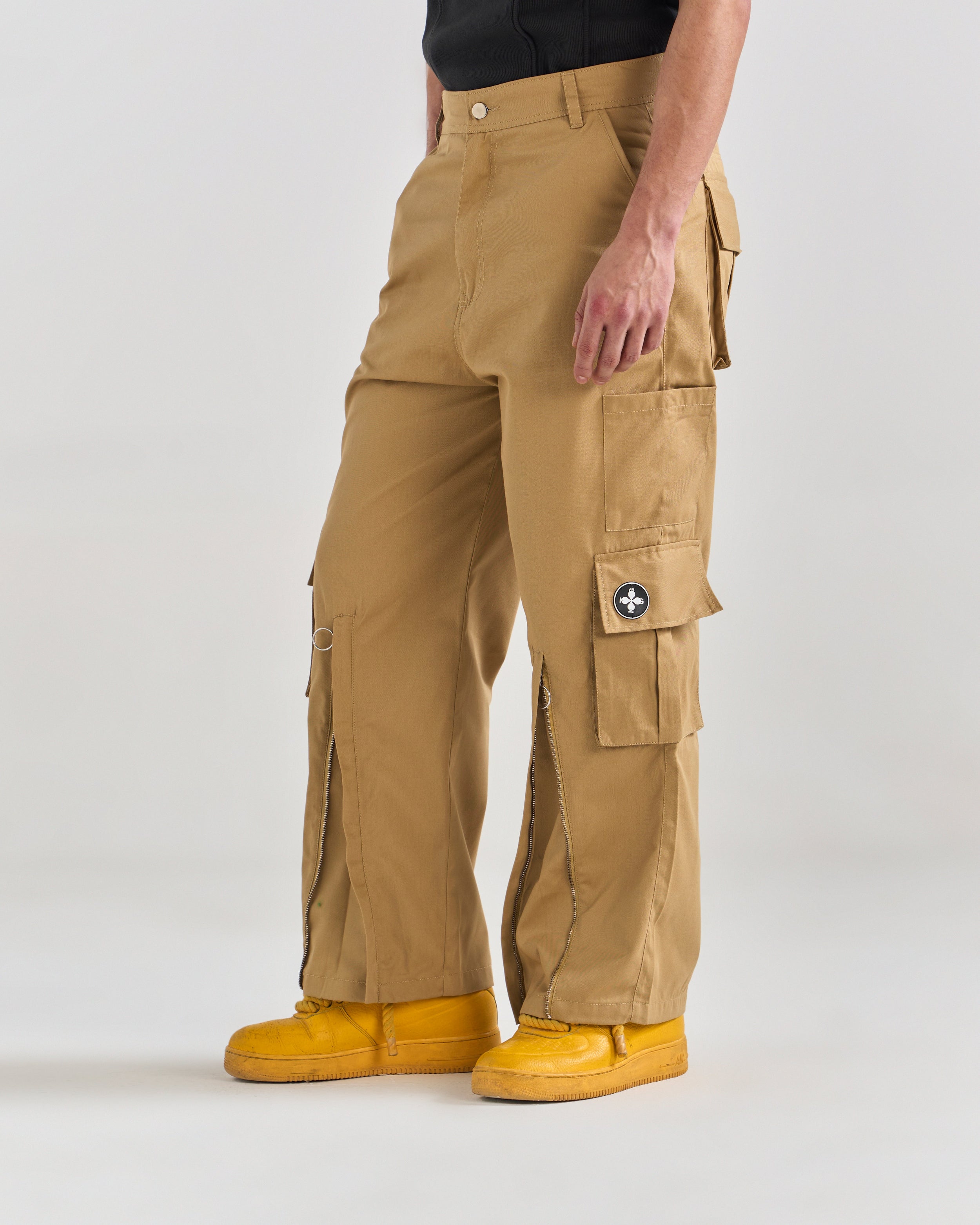 OCTA SLIDER PANTS - BEIGE