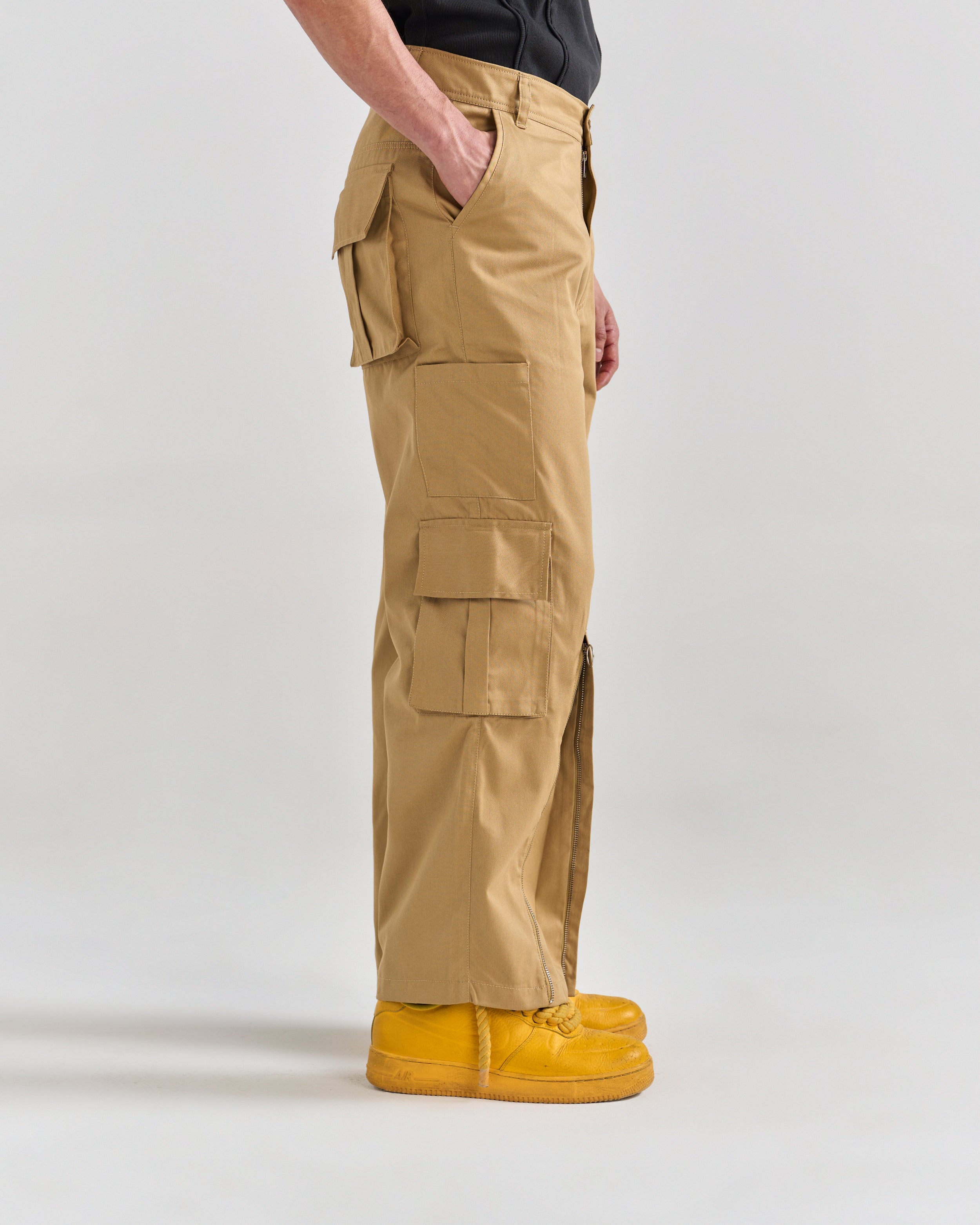 OCTA SLIDER PANTS - BEIGE
