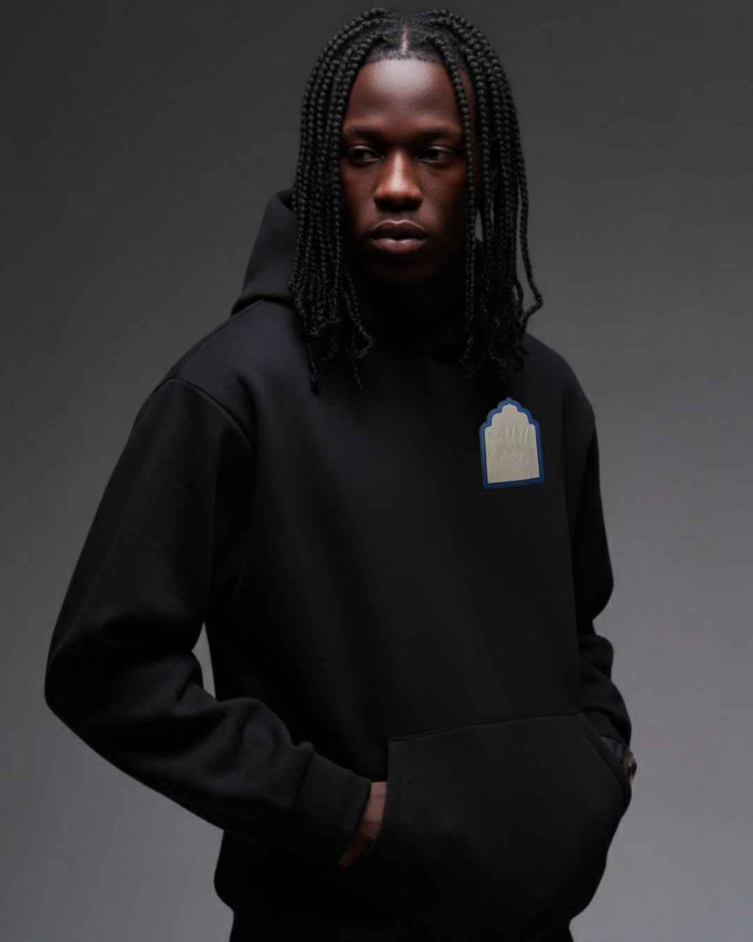 MIDNIGHT LADY SMOKE BLACK HOODIE