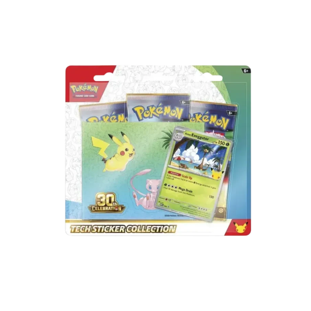 POKEMON 30th Celebration Tech Sticker Collection 'Alolan Exeggutor'