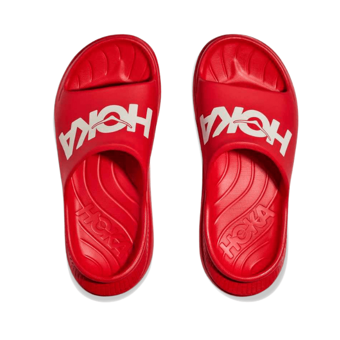 Hoka Ora Athletic Slide Vermillion