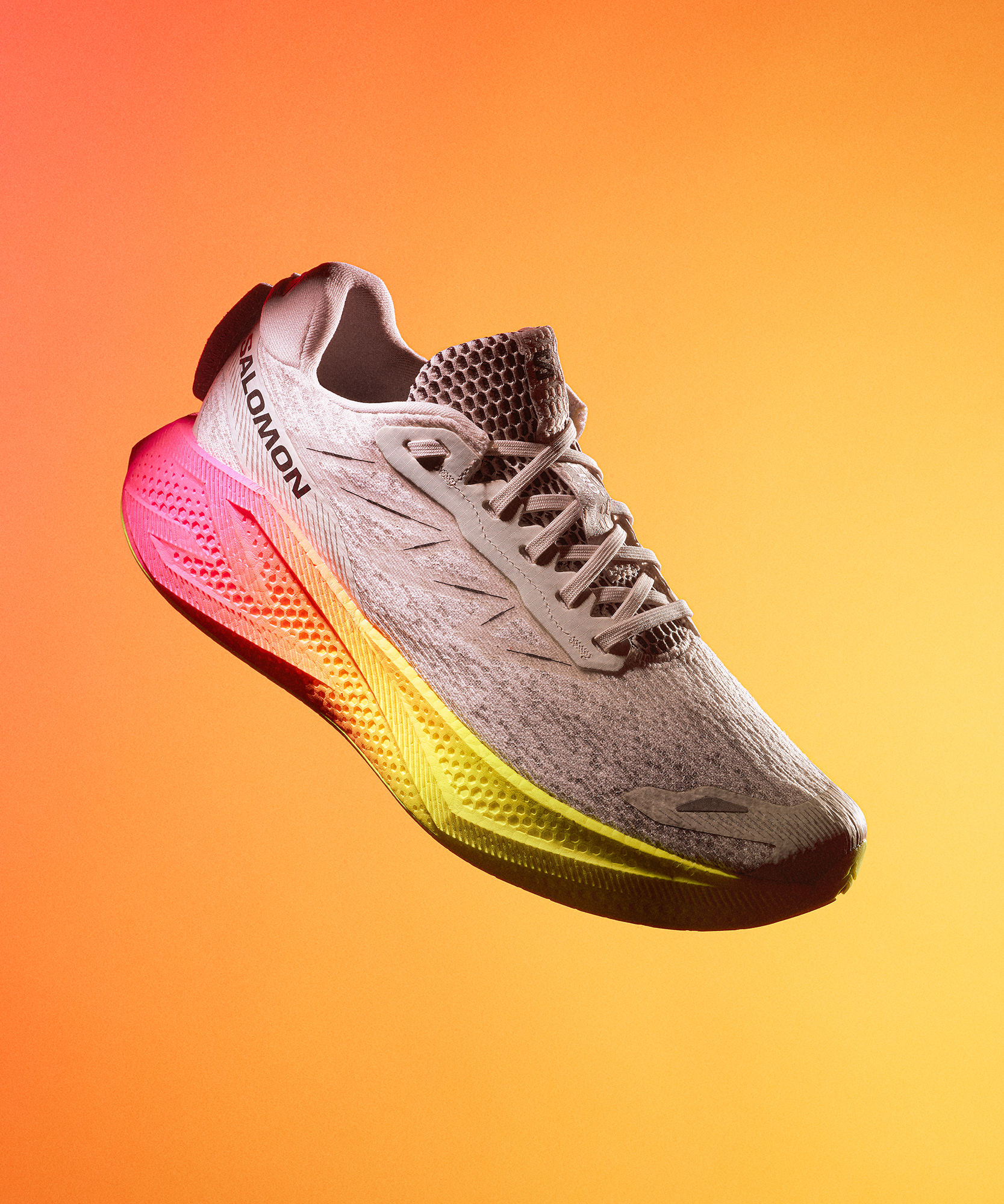 AERO GLIDE 4 GRADIENT Gray Violet / Safety Yellow / Black