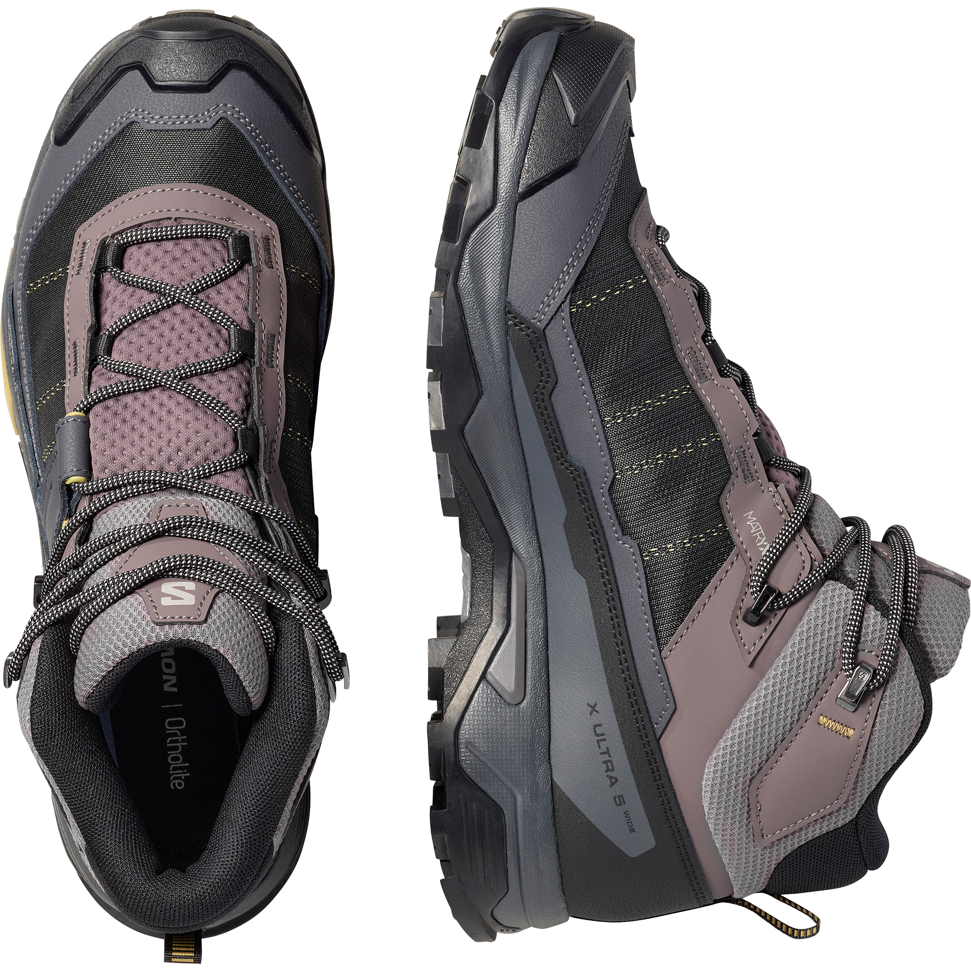 X ULTRA 5 MID WIDE GORE-TEX Dark Gull Gray / Asphalt / Willow