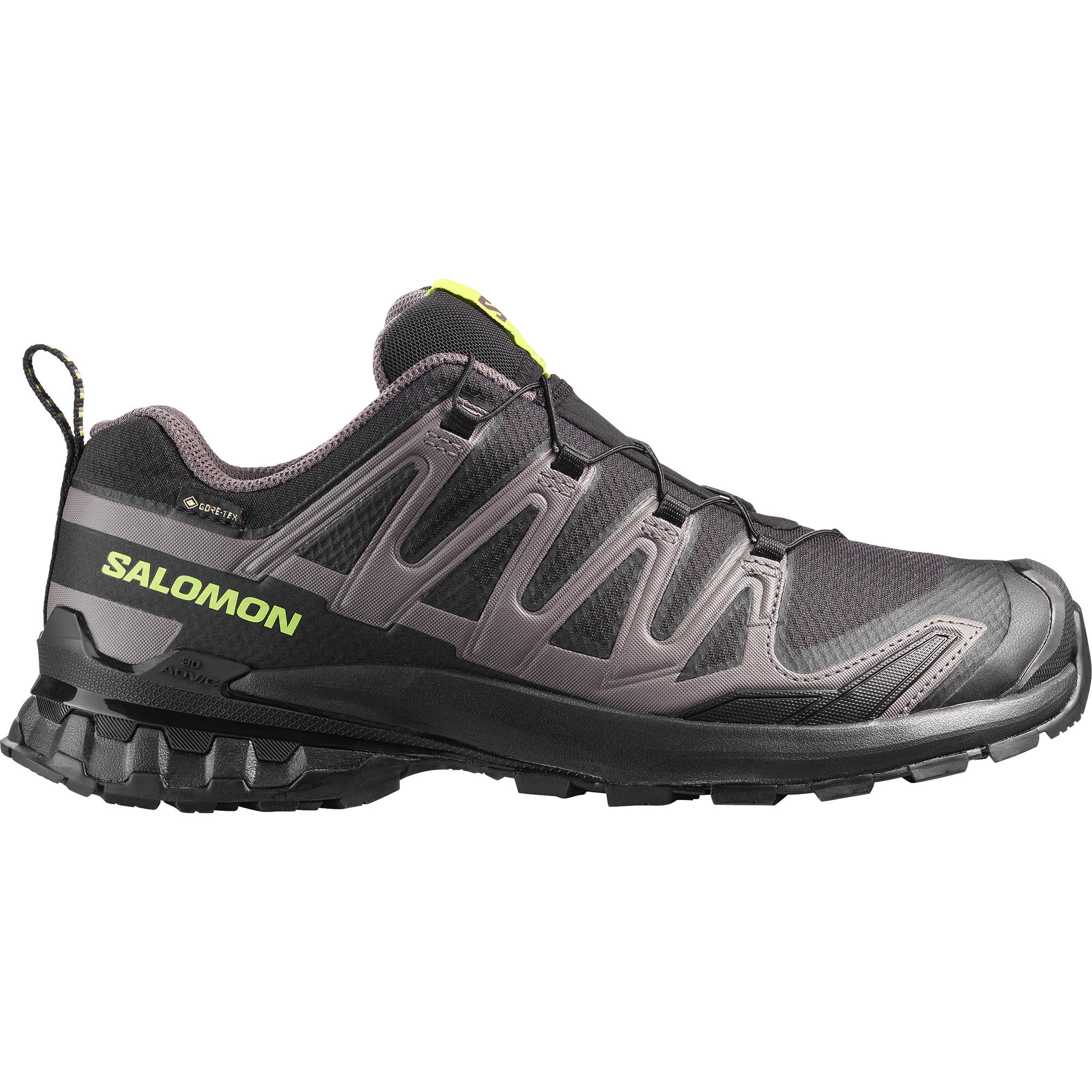 XA PRO 3D V9 GORE-TEX Black / Dark Gull Gray / Acid Lime