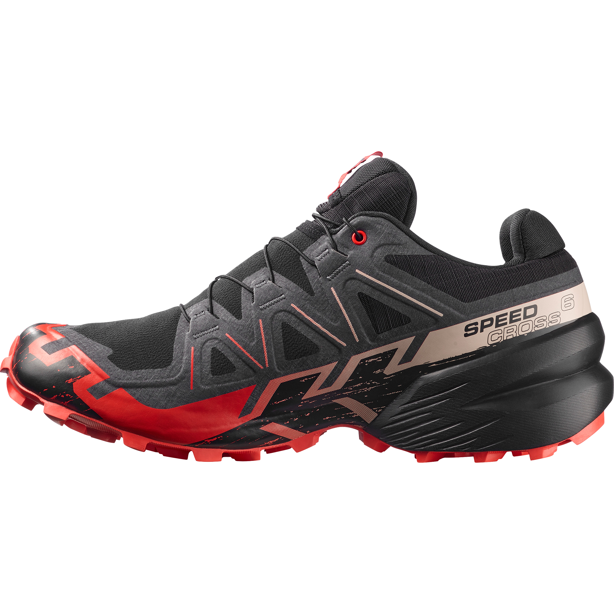 SPEEDCROSS 6 GORE-TEX Black / Fiery Red / Almond Milk