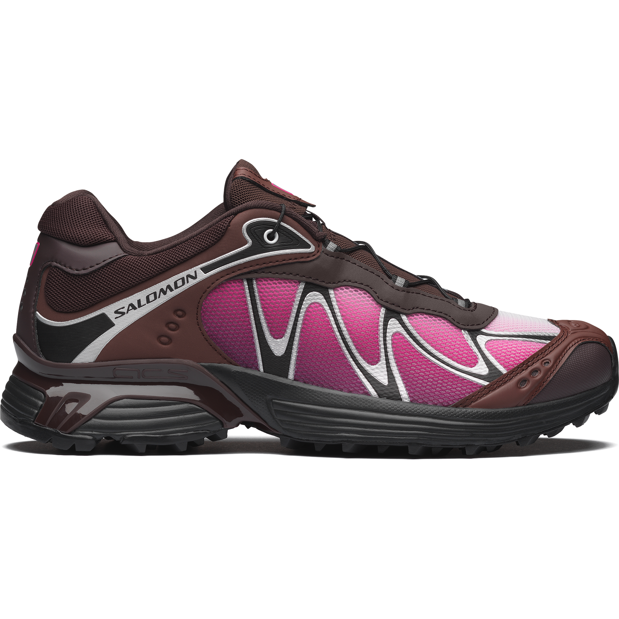 XT-WHISPER Black / Bitter Chocolate / Pink Yarrow