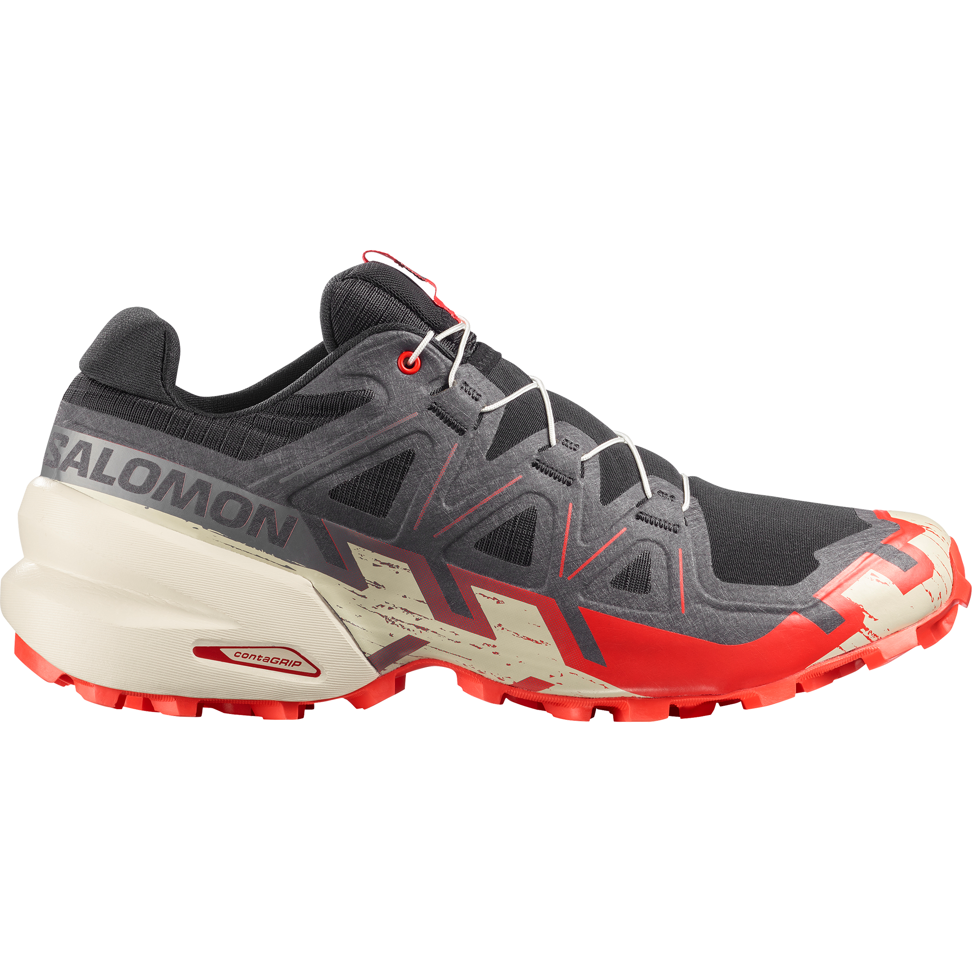 SPEEDCROSS 6 Black / Fiery Red / Almond Milk