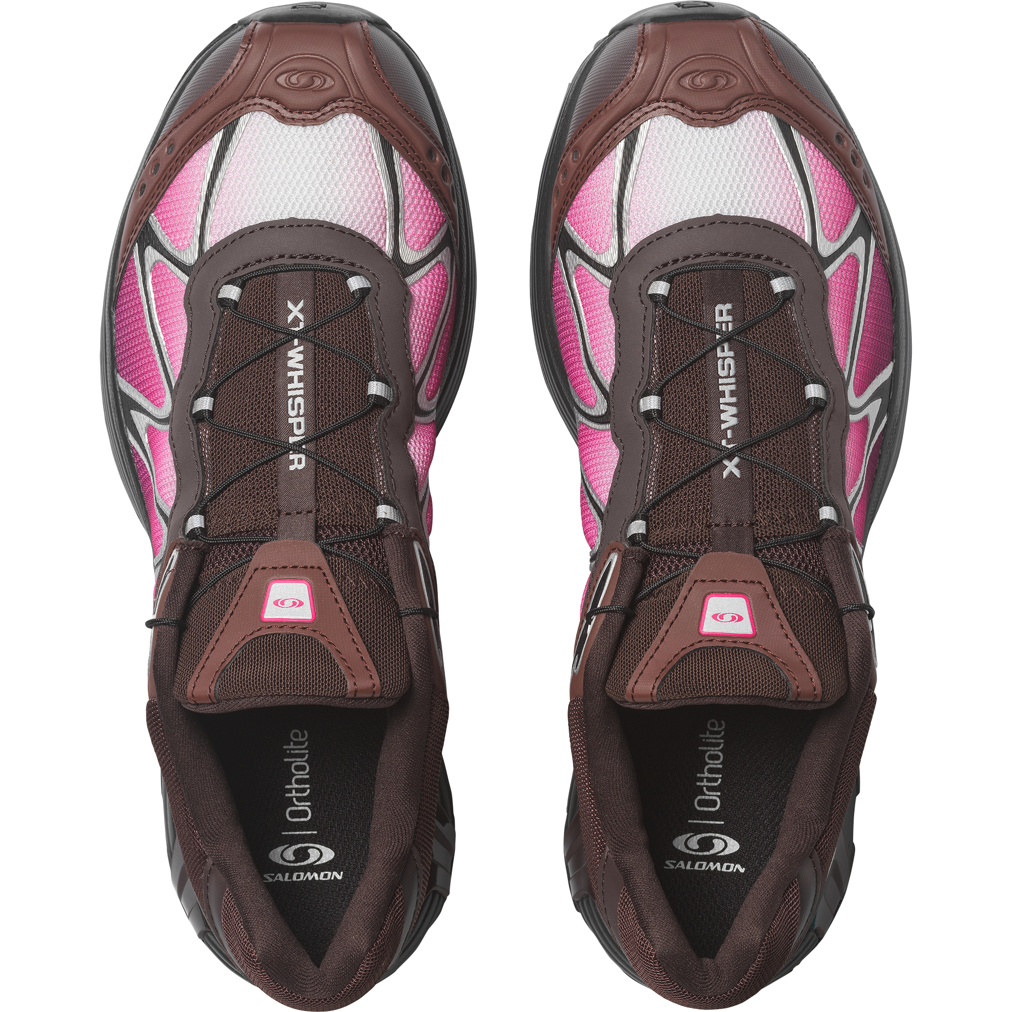 XT-WHISPER Black / Bitter Chocolate / Pink Yarrow