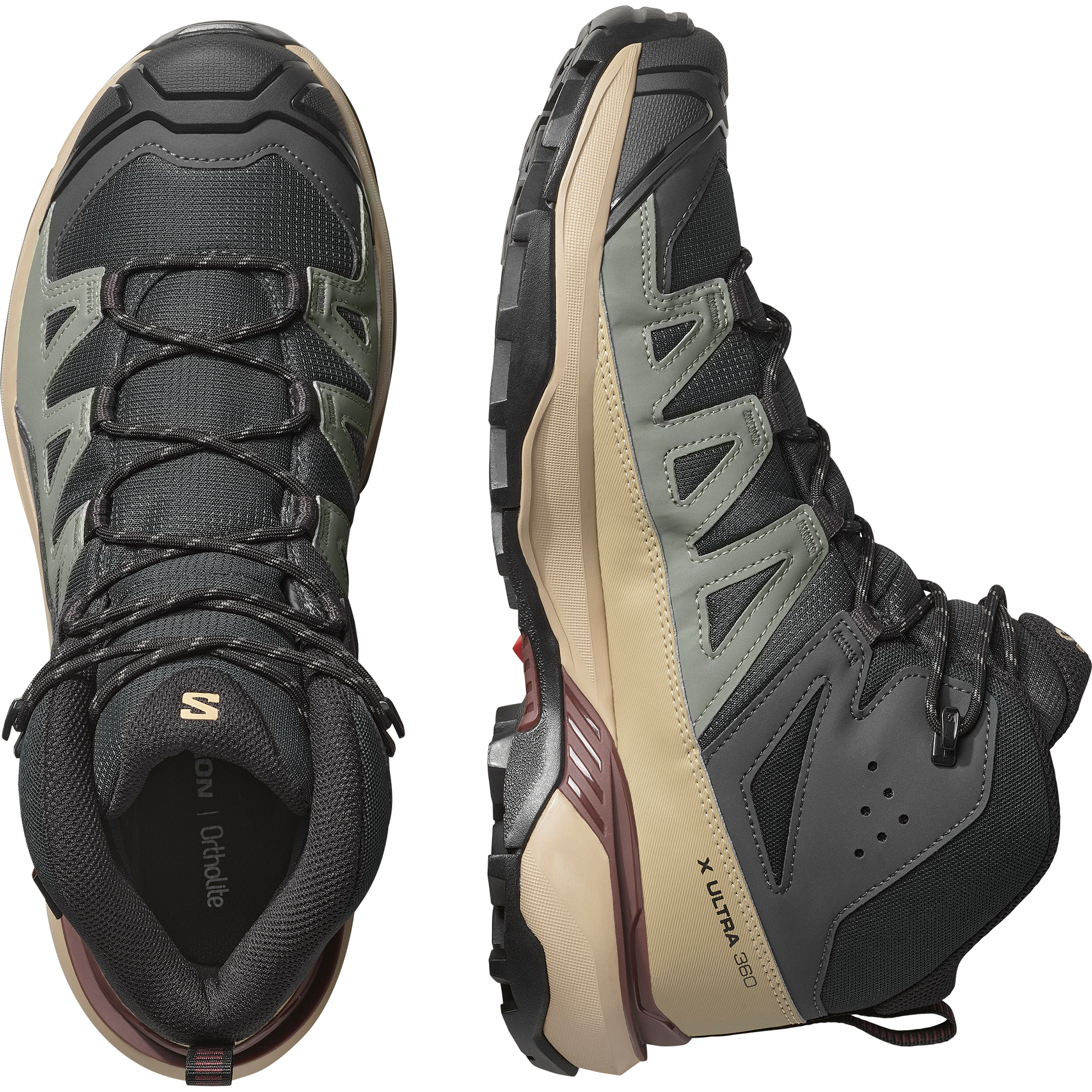 X ULTRA 360 MID GORE-TEX Phantom / Desert Tan / Rum Raisin