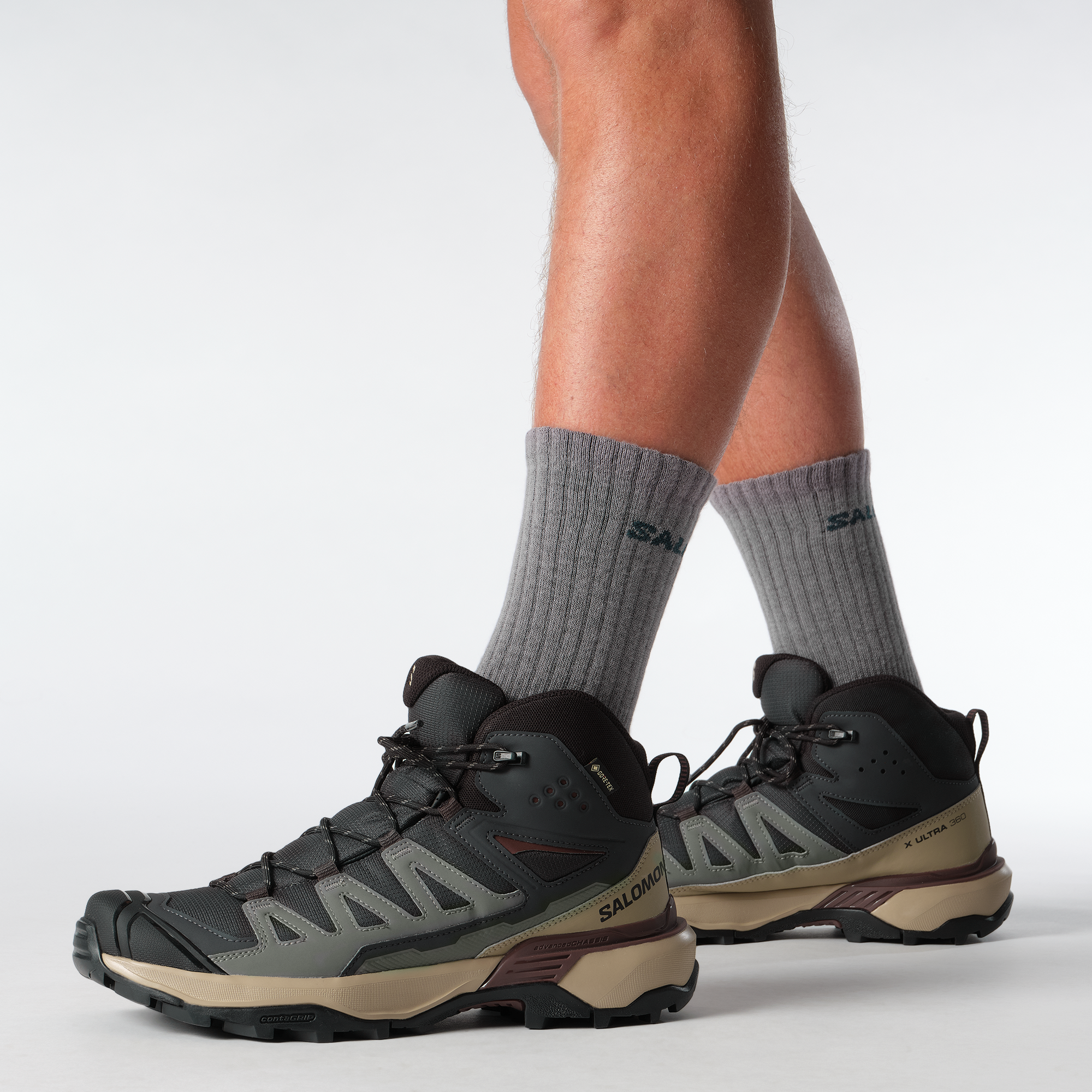 X ULTRA 360 MID GORE-TEX Phantom / Desert Tan / Rum Raisin