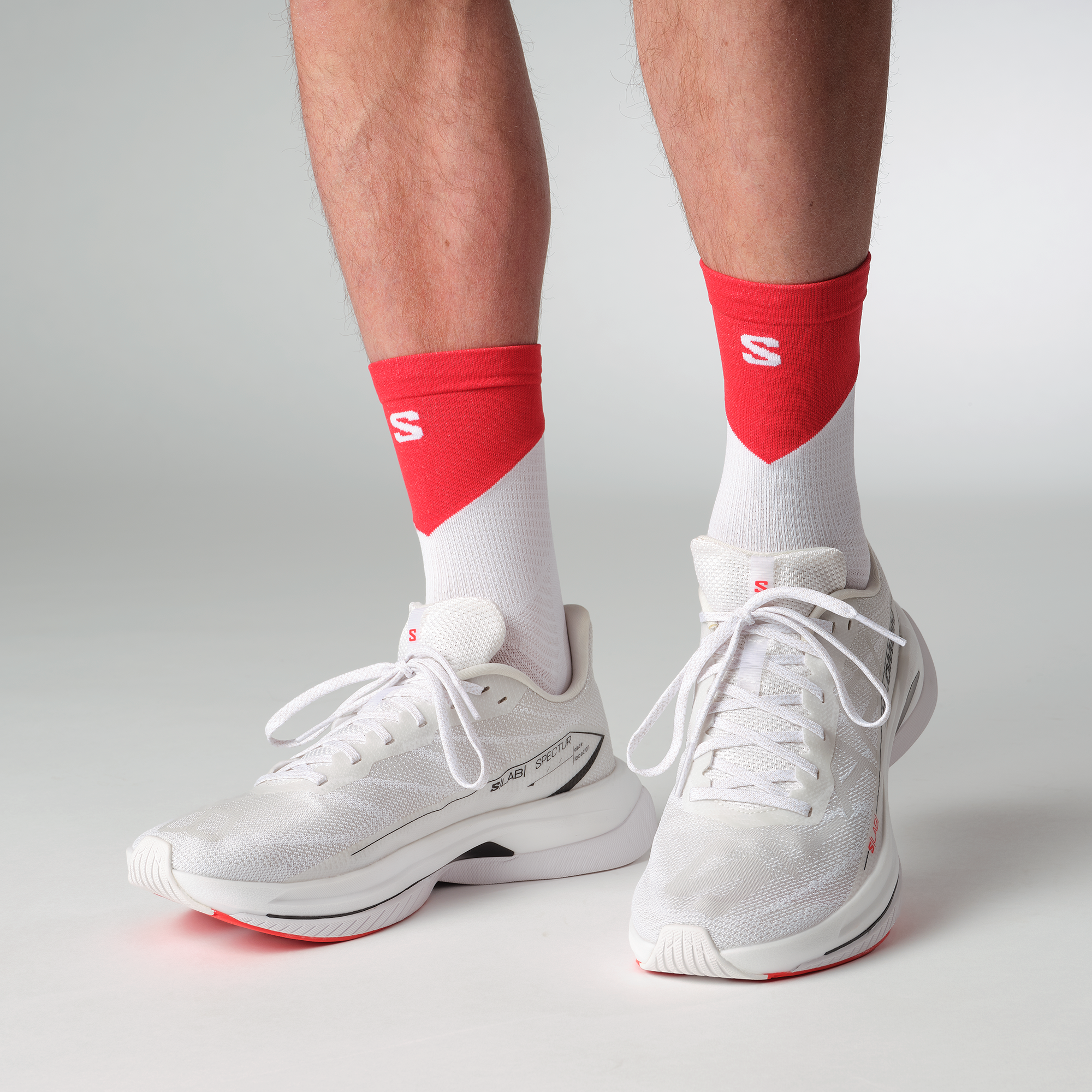 S/LAB SPECTUR White / Fiery Red / Black