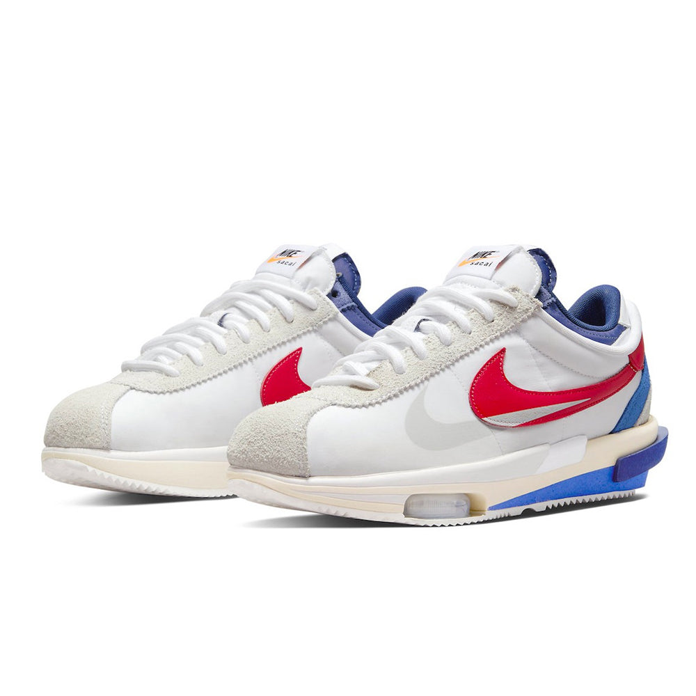 Nike Zoom Cortez X Sacai White University Red Blue