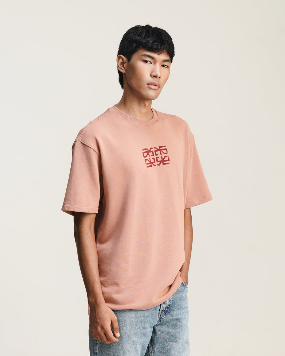 Symbol - Brown graphic t-shirt