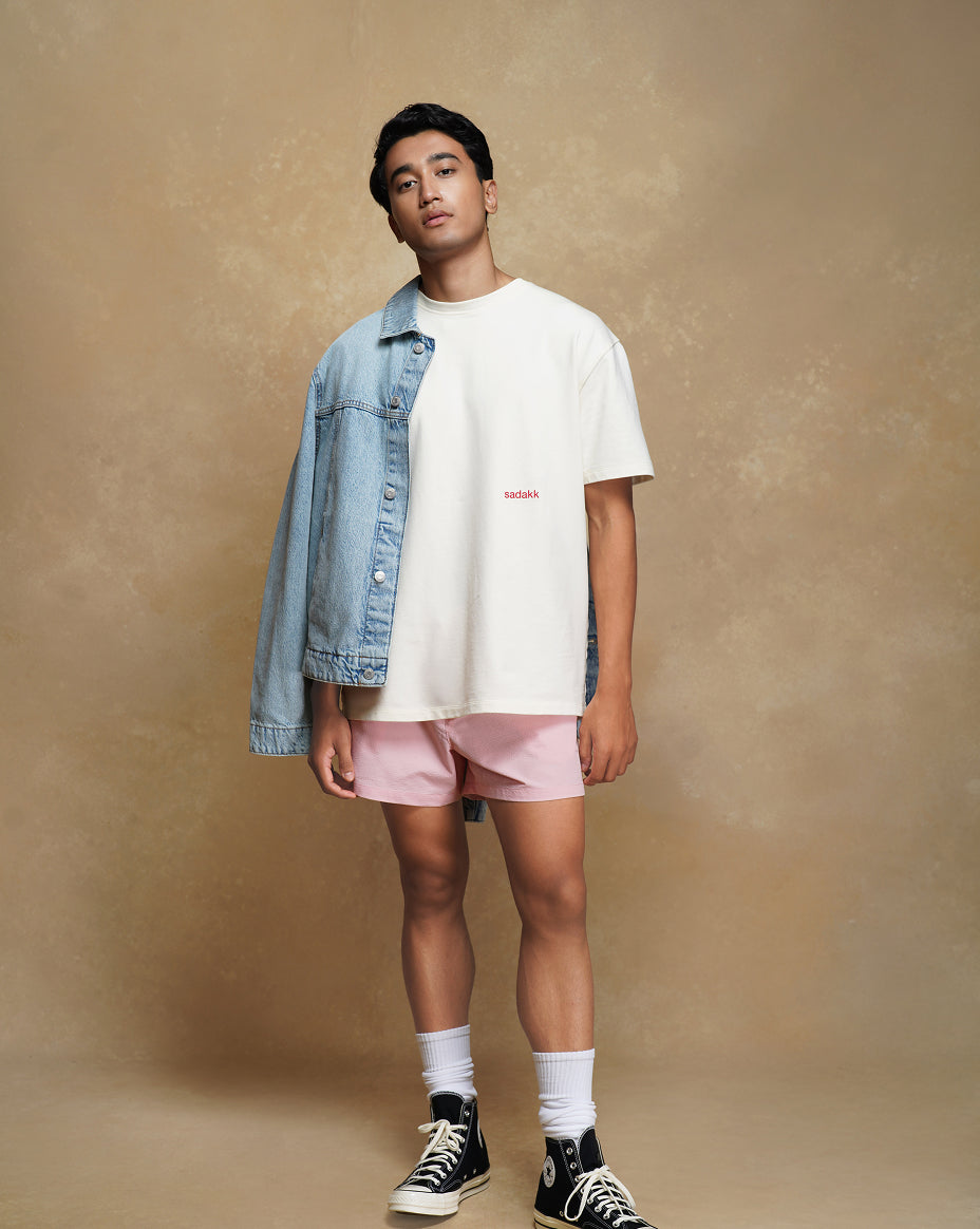 Classic White - White graphic t-shirt