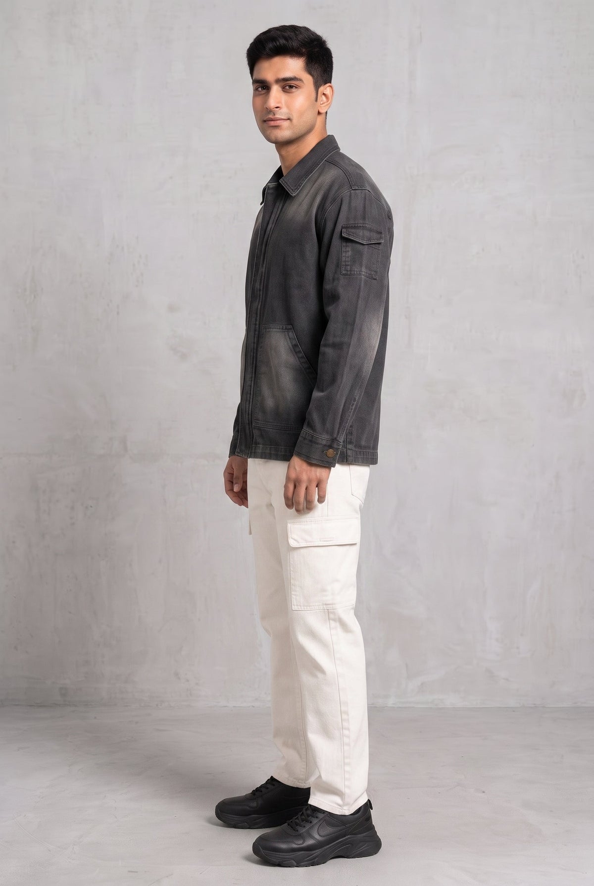 BLACK OG DENIM MEN'S JACKET