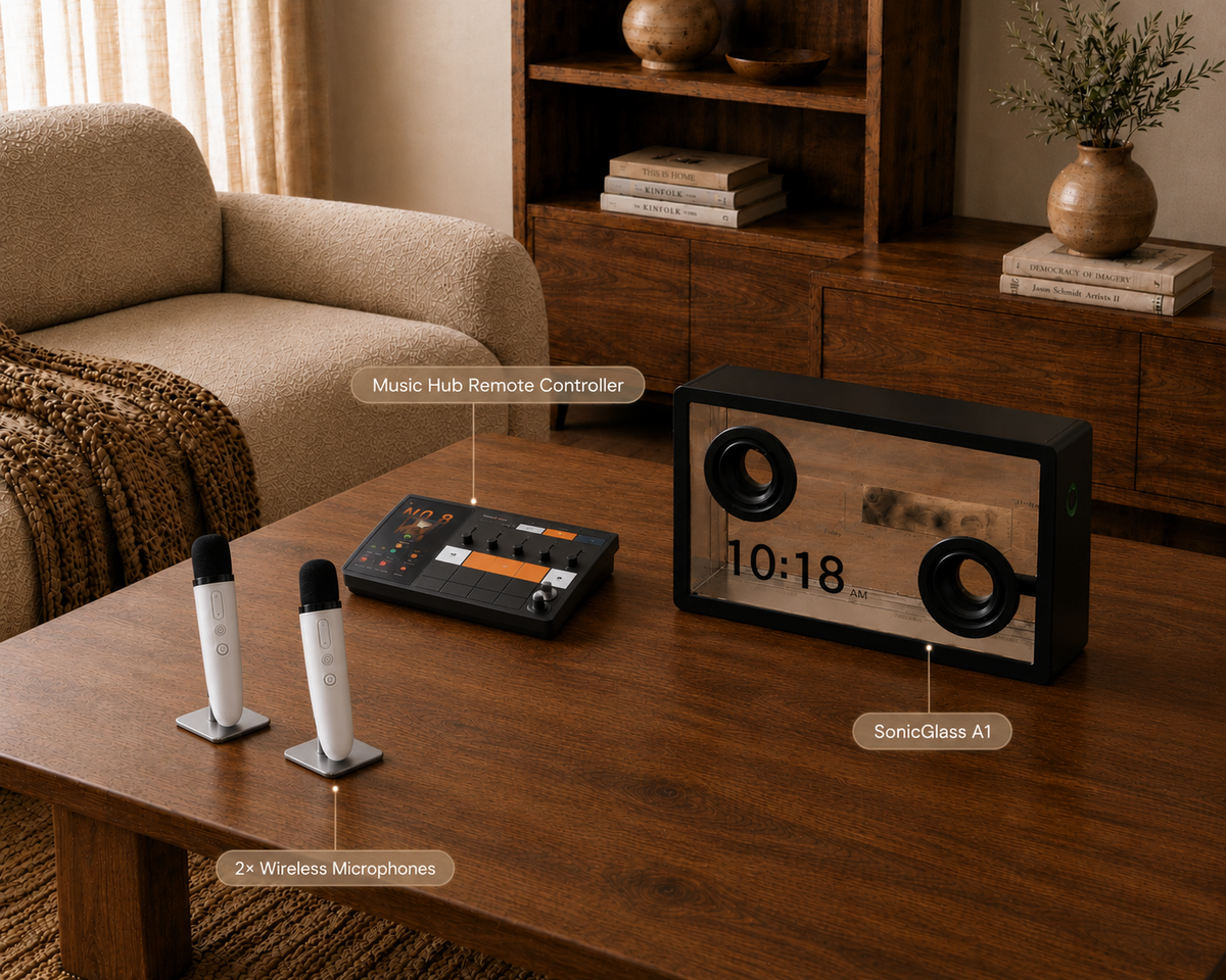MorningBlues Lyric Speaker SonicGlass A1