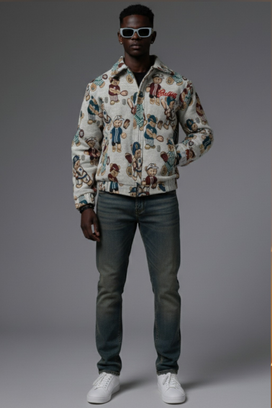 TEDDY JACQUARD JACKET