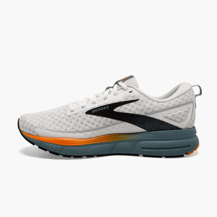 Brooks Running Trace 3 White/Orange/Goblin Blue