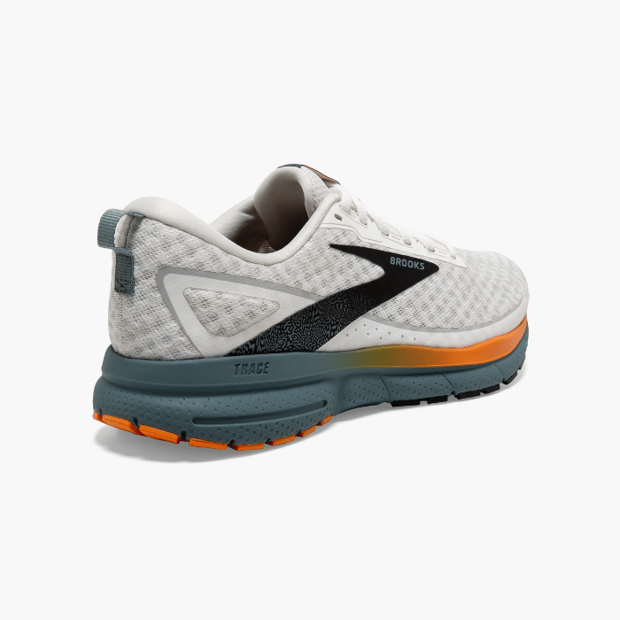 Brooks Running Trace 3 White/Orange/Goblin Blue