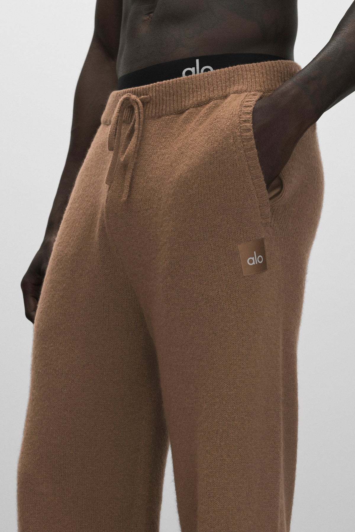 Alo Yoga Wool Cashmere New Class Sweatpant - Java Brown