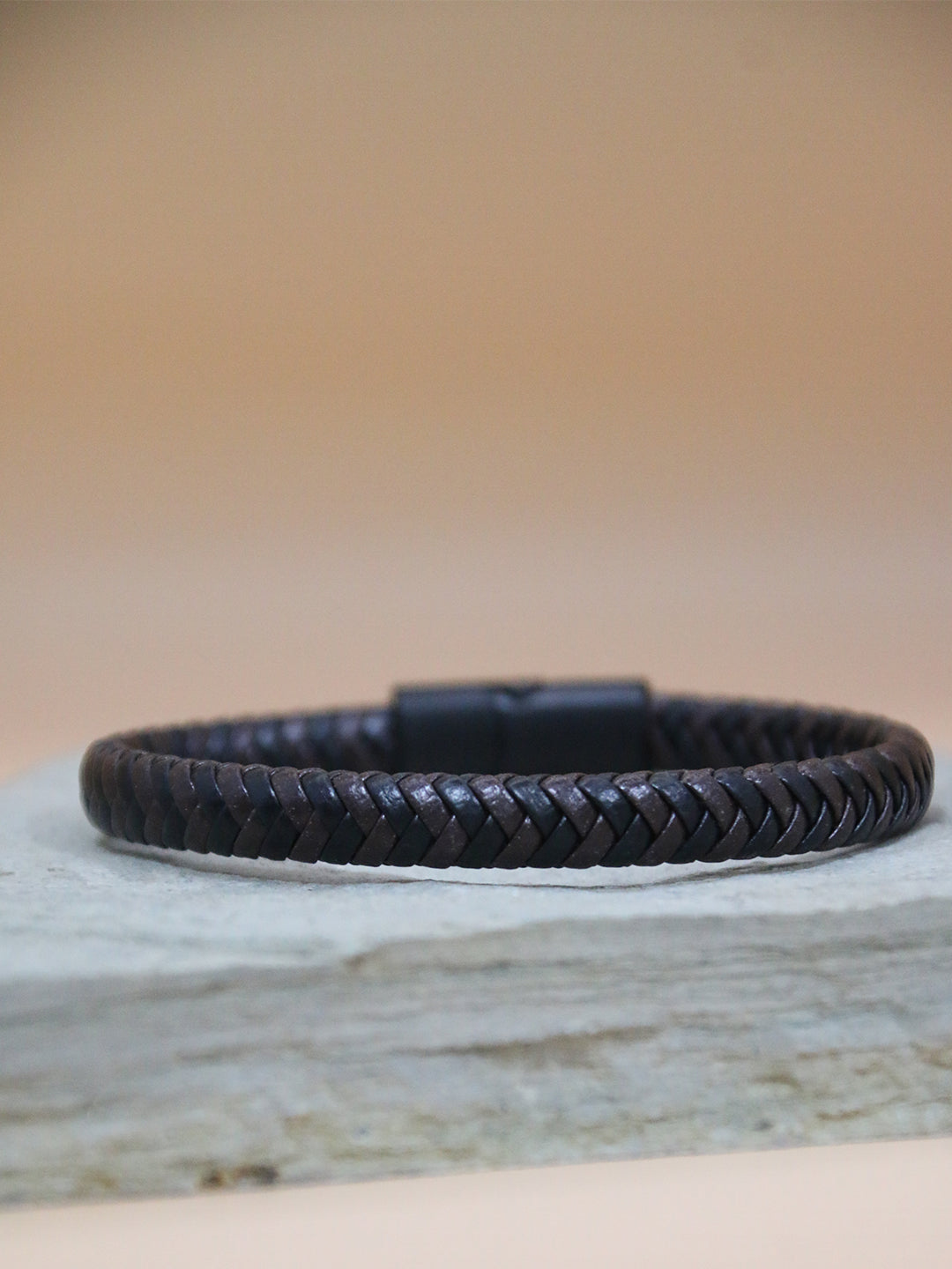 BROWN-BLACK FUSION BRACELET FOR MEN