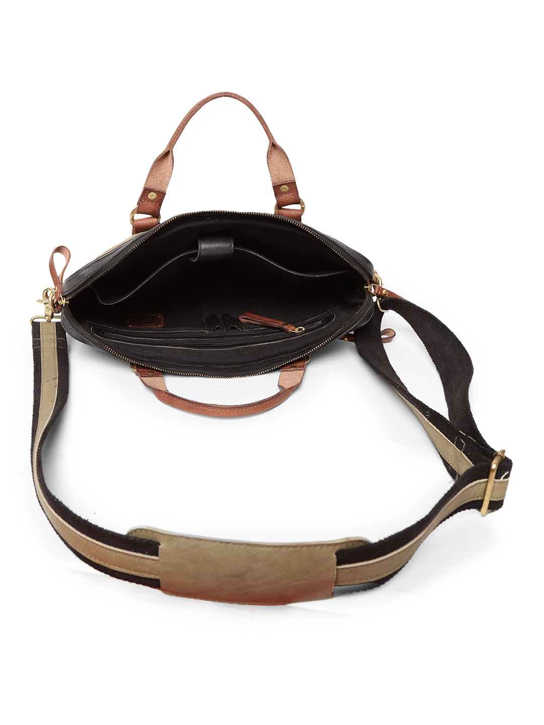 Winger : Real Leather Laptop Bag by Art N Vintage